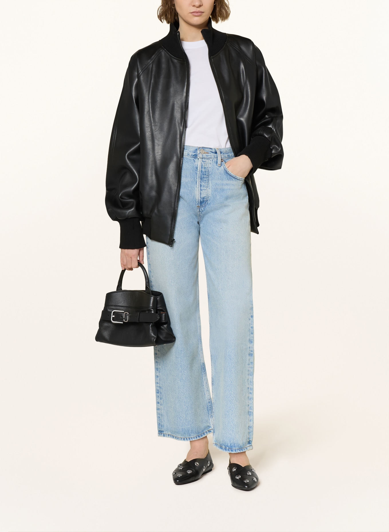 AGOLDE Dżinsy z szerokimi nogawkami: oten orten (md ind vint)