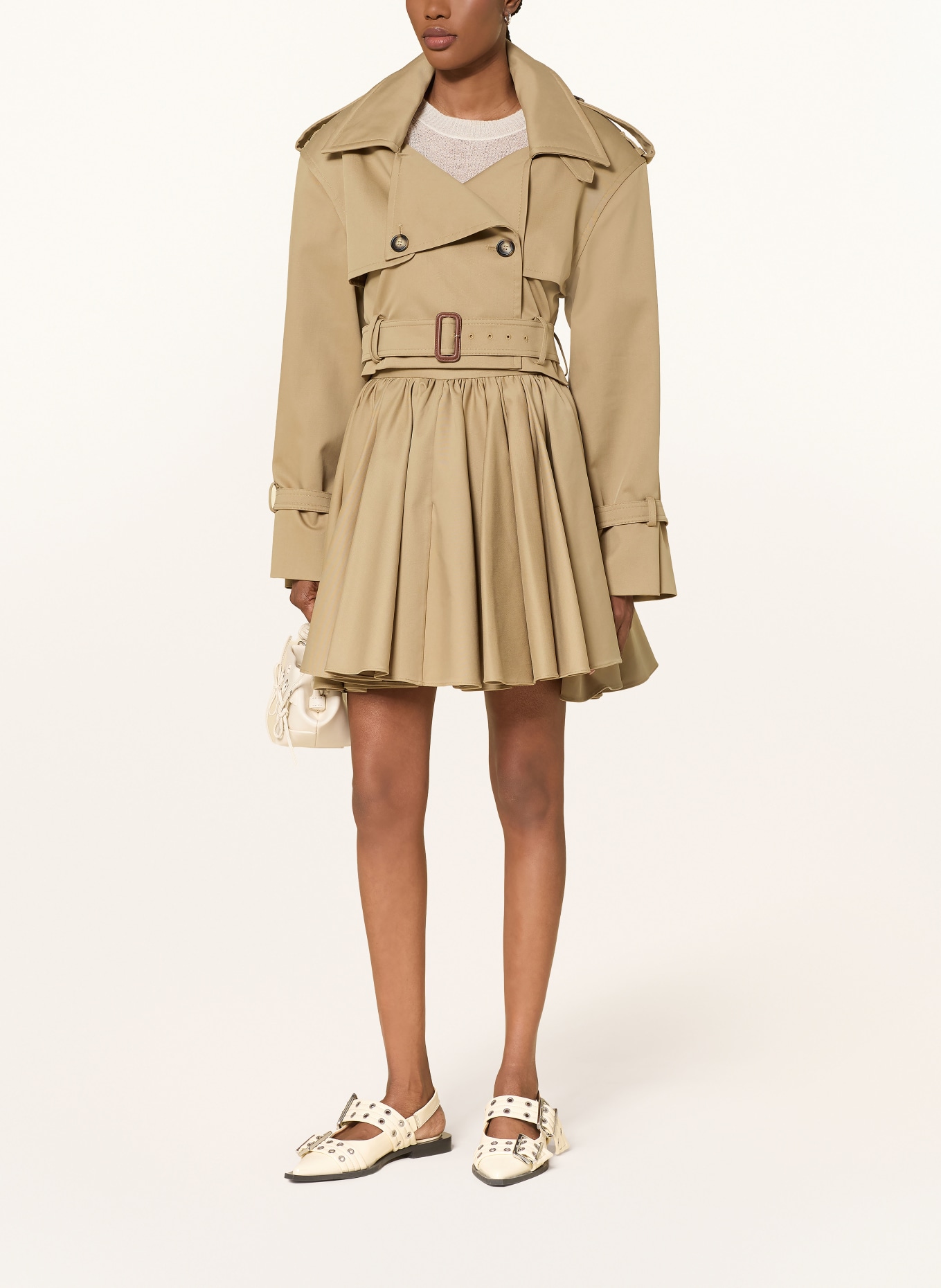 self-portrait trench: CHAMEAU