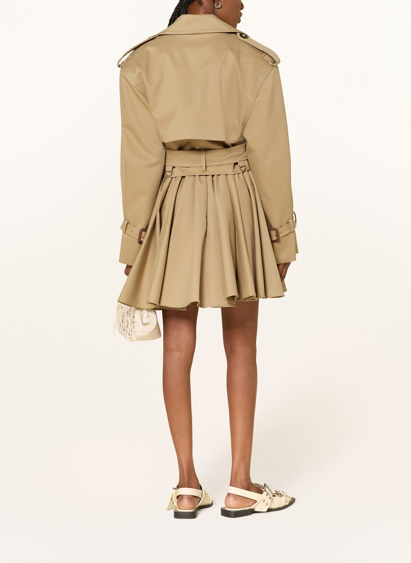 self-portrait trench: CHAMEAU