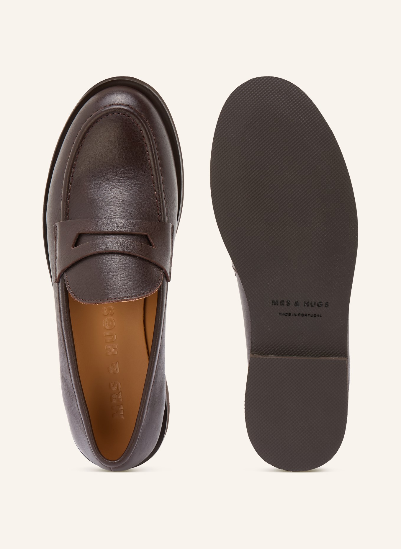 MRS & HUGS Penny-Loafer: DUNKELBRAUN