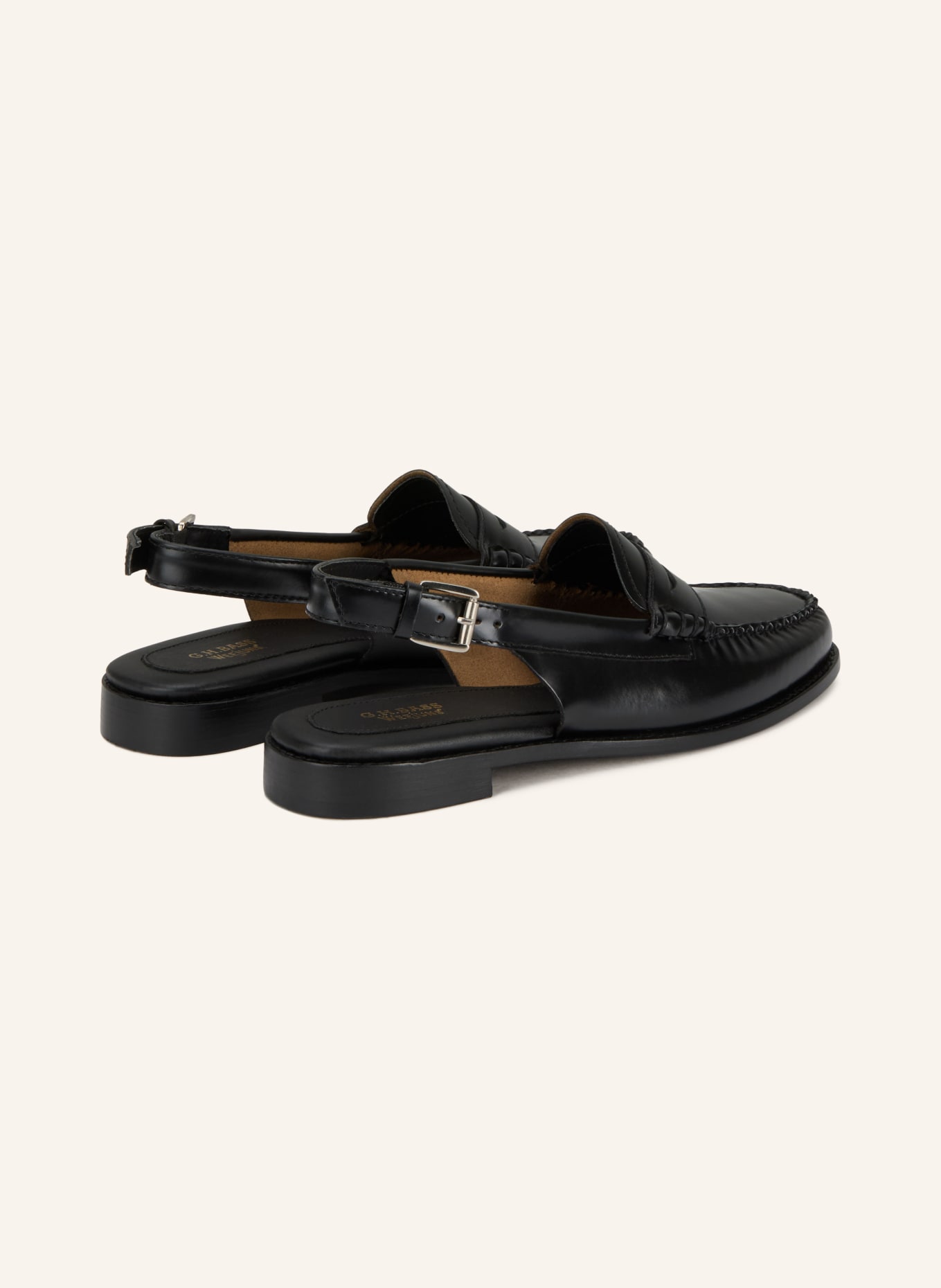 G.H.Bass Slingloafer WEEJUN: SCHWARZ