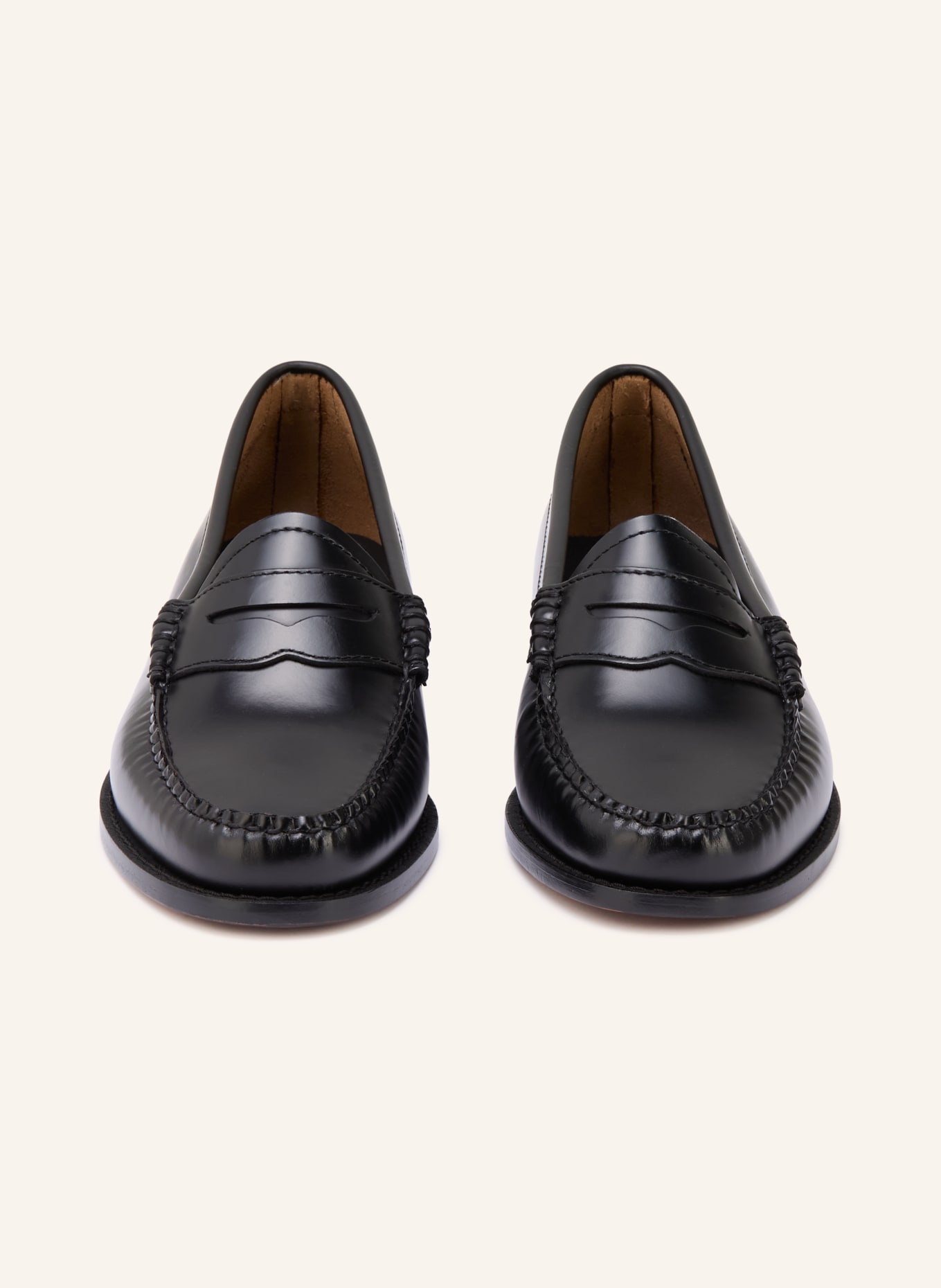 G.H.Bass Penny mokasíny WEEJUN: ČERNÁ