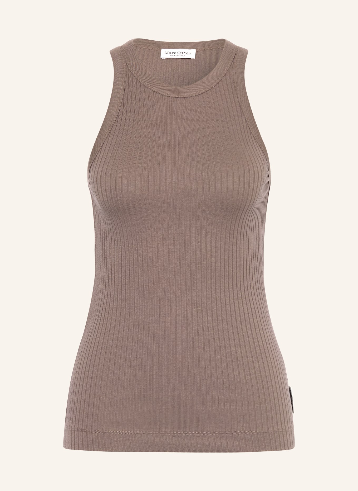 Marc O'Polo Top: SZAROBRĄZOWY