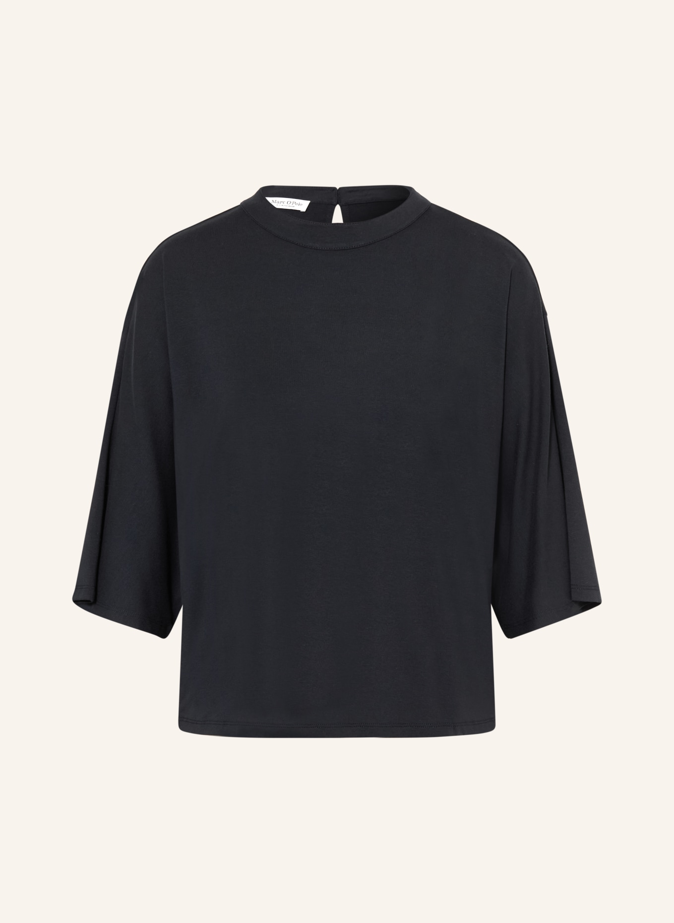 Marc O'Polo Tričko s 3/4 rukávem: TMAVĚ MODRÁ