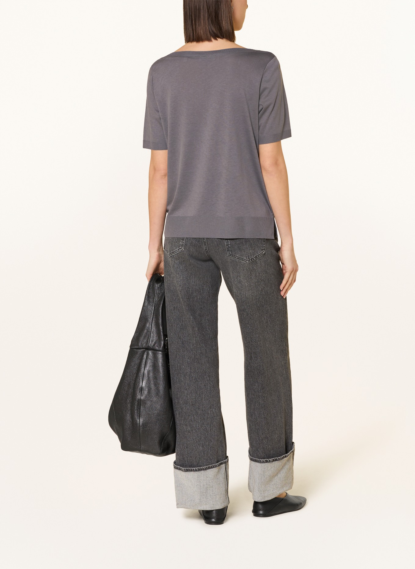 Marc O'Polo pletené tričko: TMAVĚ ŠEDÁ