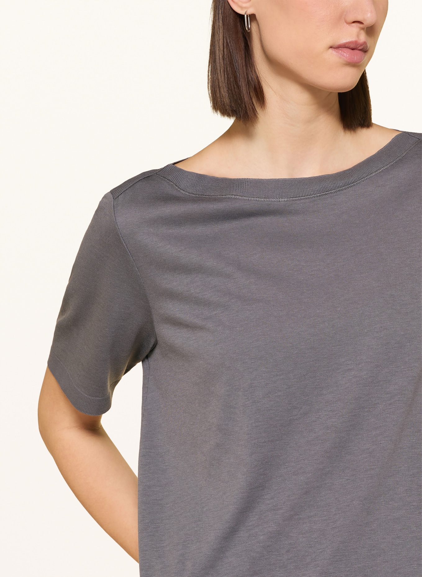 Marc O'Polo pletené tričko: TMAVĚ ŠEDÁ