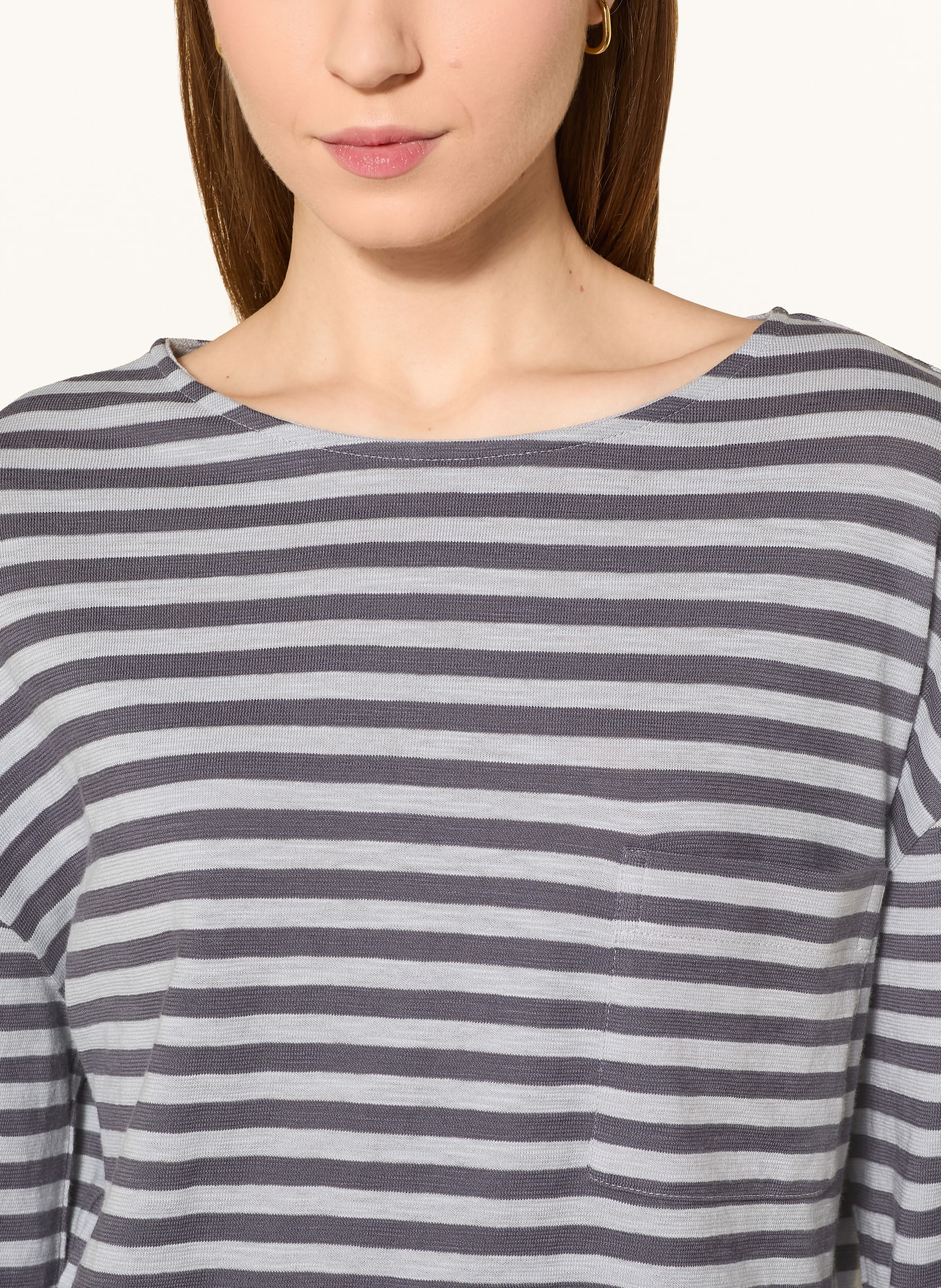 Marc O'Polo svetr: ŠEDÁ / TMAVĚ ŠEDÁ