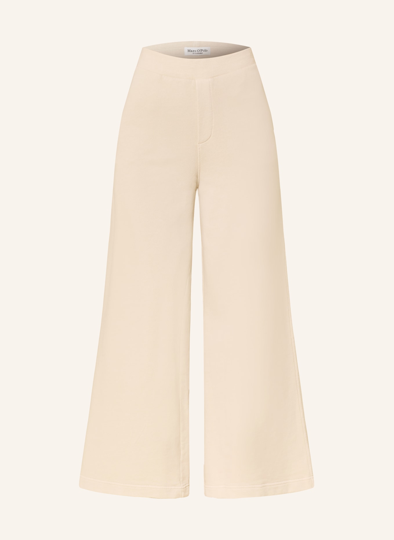 Marc O'Polo Marlenehose aus Jersey: ECRU
