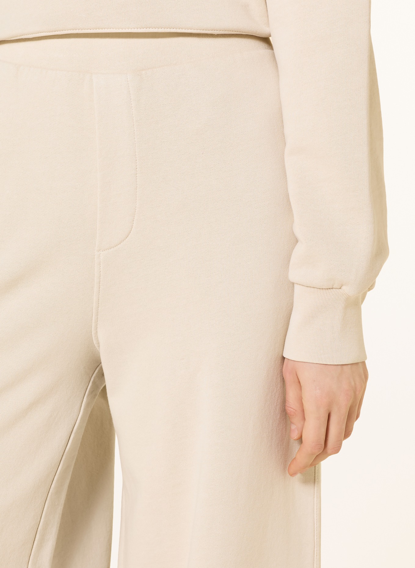 Marc O'Polo Marlenehose aus Jersey: ECRU