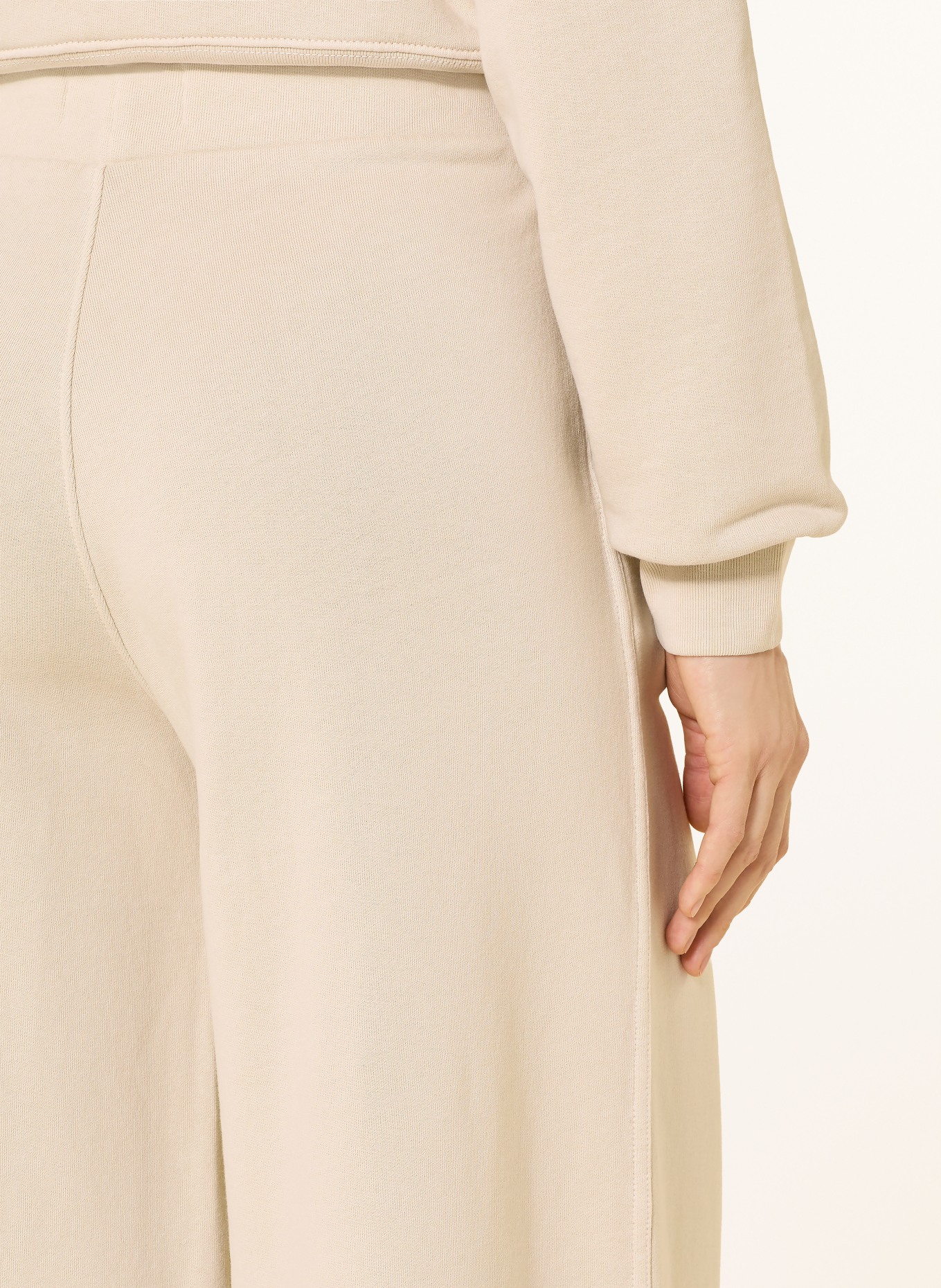 Marc O'Polo Marlenehose aus Jersey: ECRU