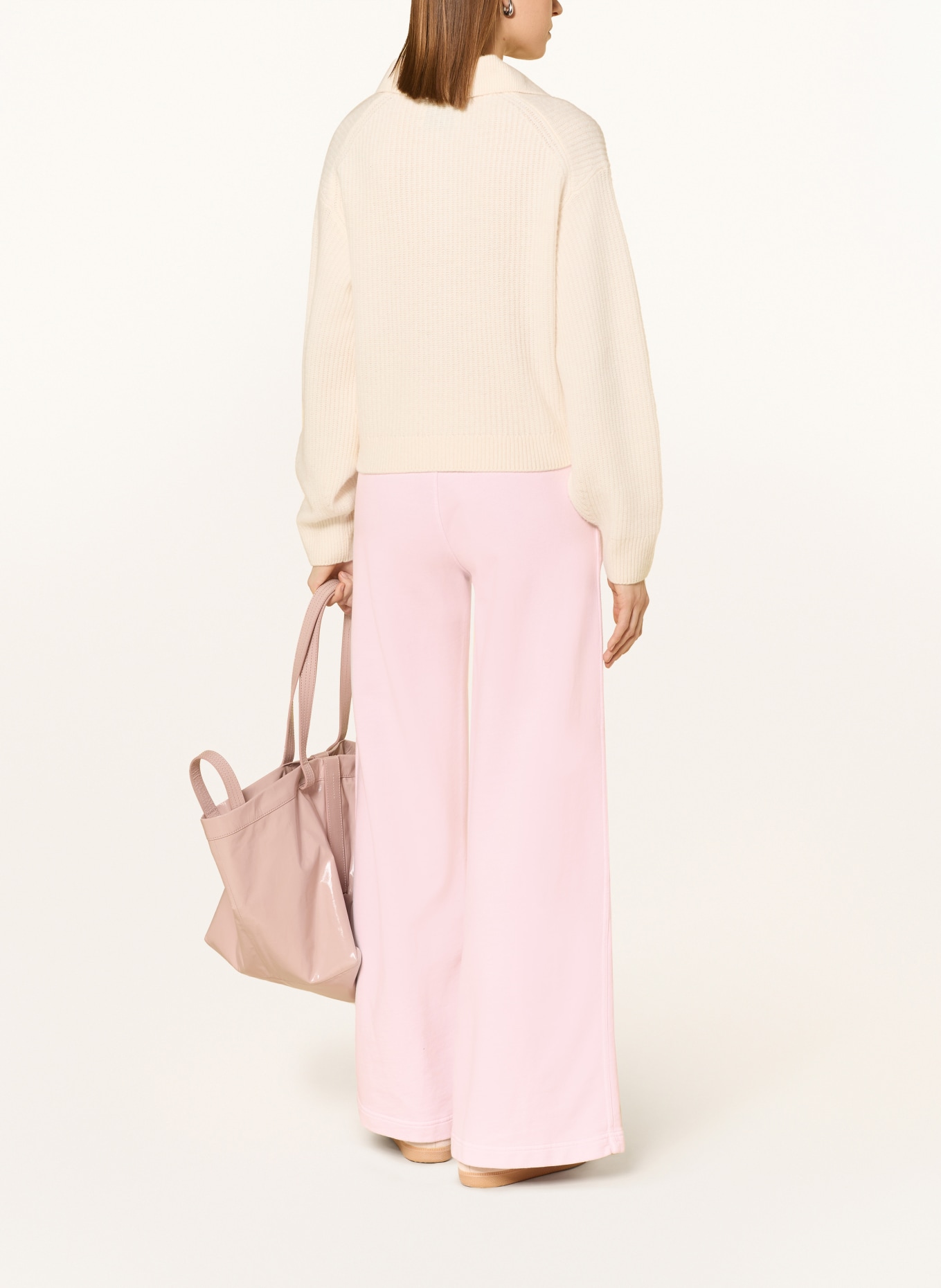 Marc O'Polo Jerseyové kalhoty Marlene: SVĚTLE RŮŽOVÁ