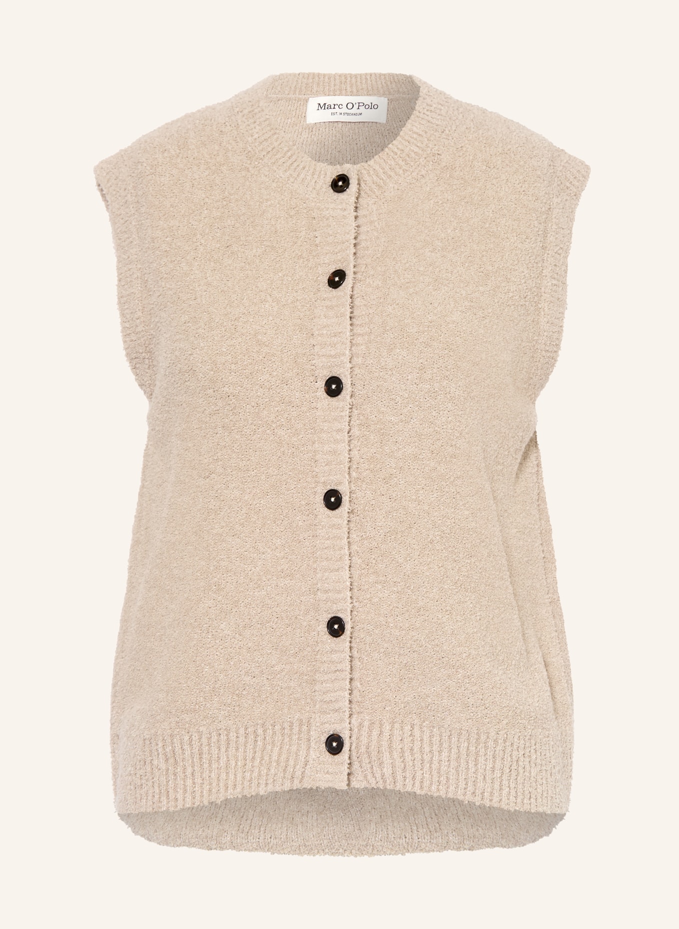 Marc O'Polo knitted vest: BEIGE