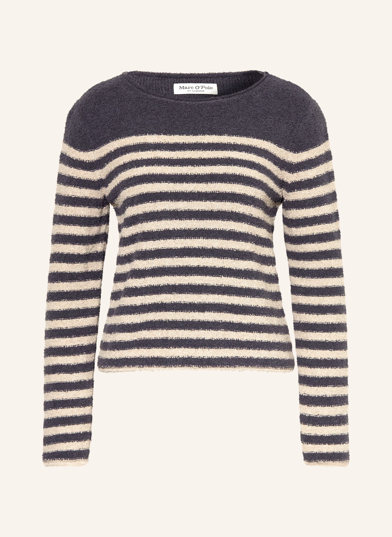 Marc O'Polo sweater: DARK GRAY / LIGHT GRAY
