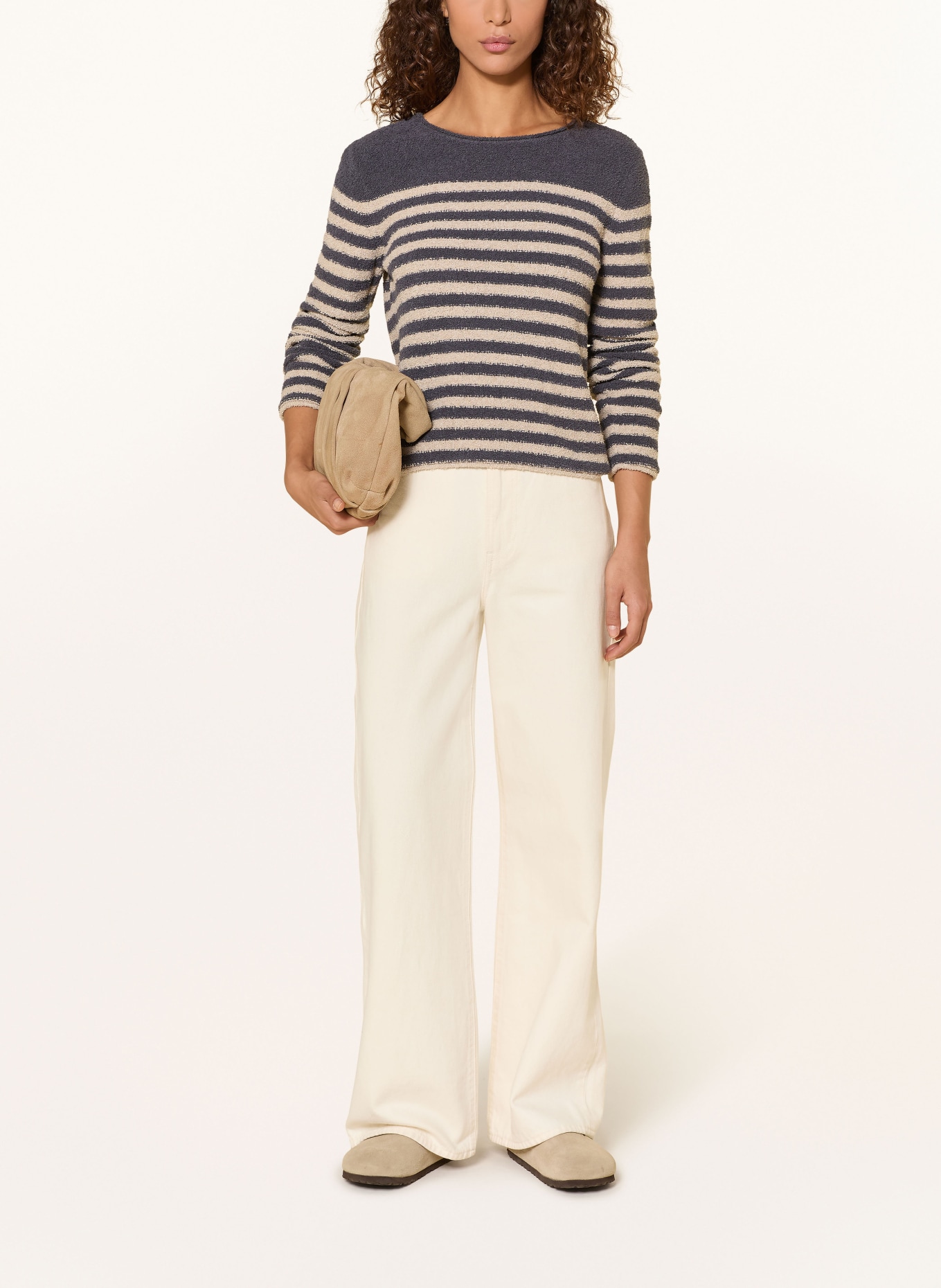 Marc O'Polo sweater: DARK GRAY / LIGHT GRAY