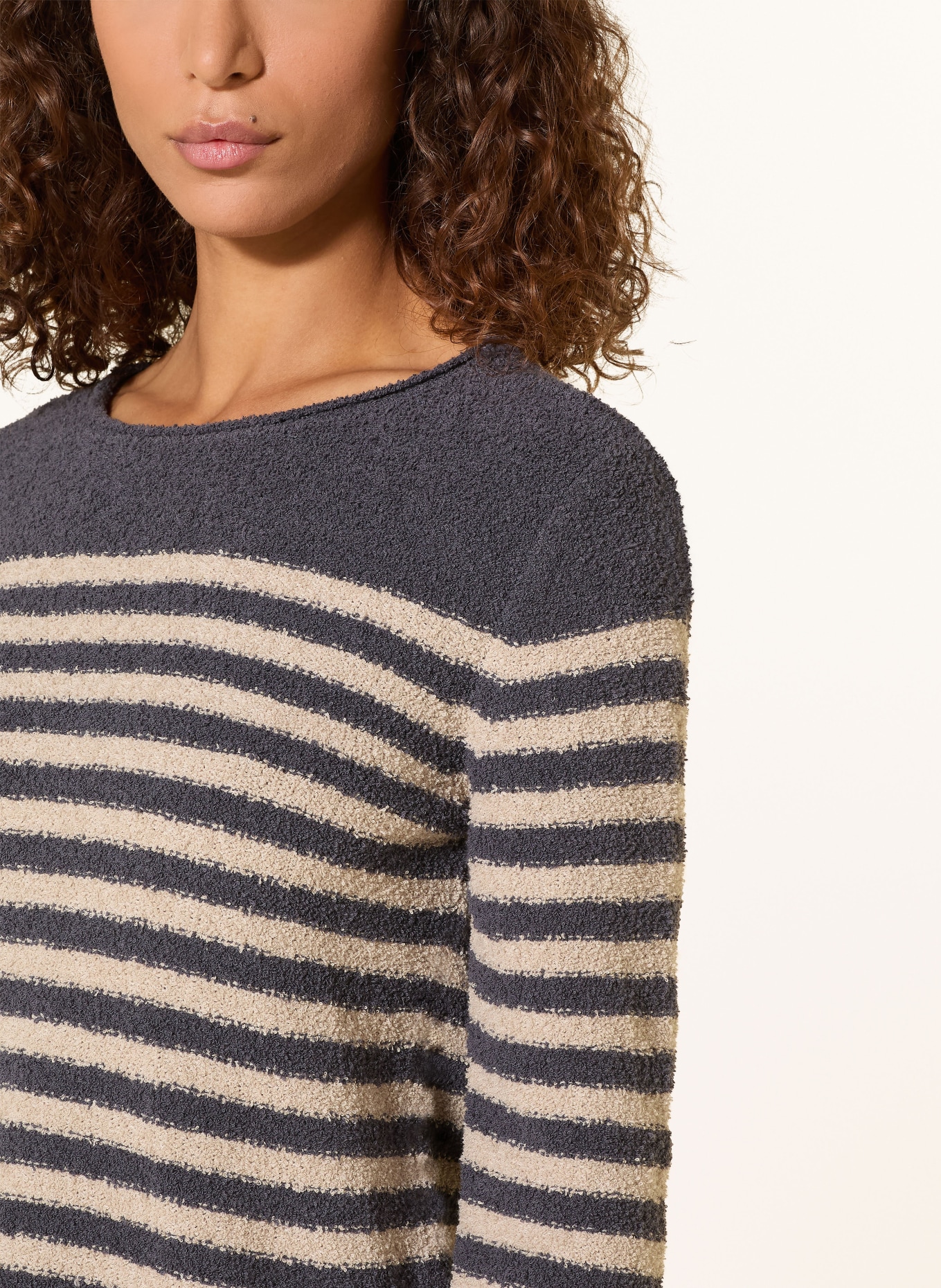 Marc O'Polo sweater: DARK GRAY / LIGHT GRAY