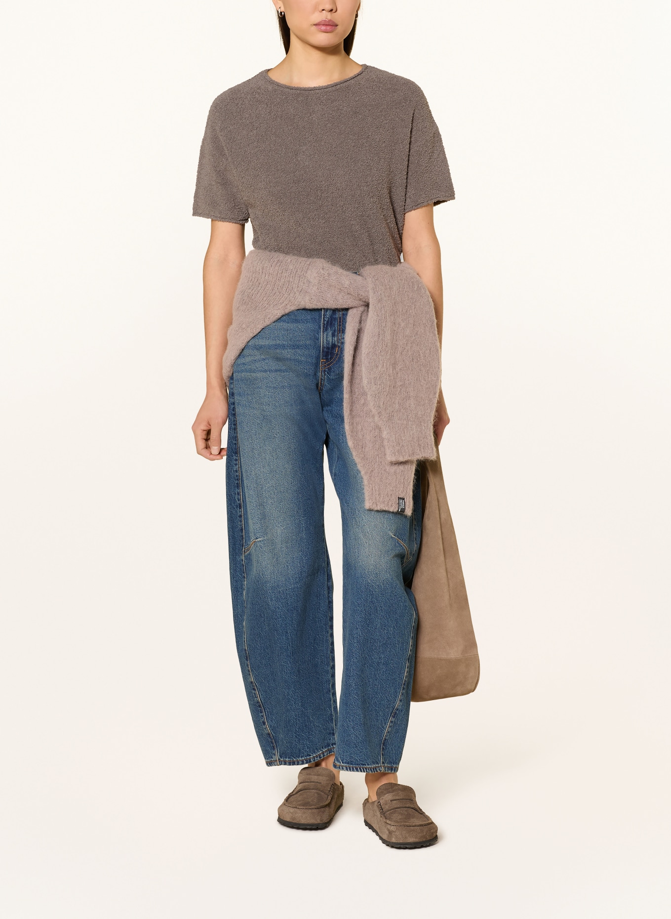 Marc O'Polo Strickshirt: BRAUN