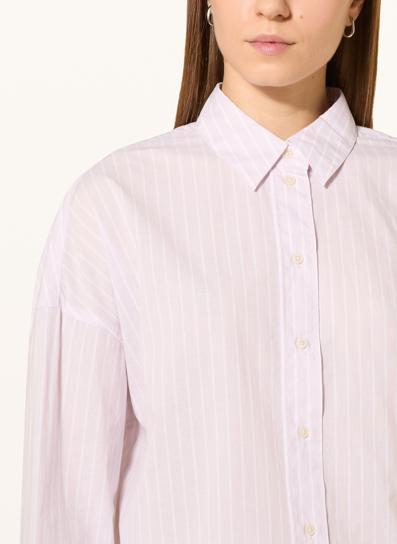 Marc O'Polo Hemdbluse: HELLROSA / WEISS