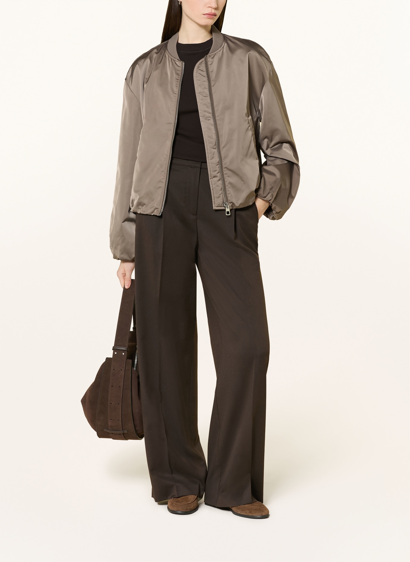 Marc O'Polo Satyna: JASNOBRĄZOWY