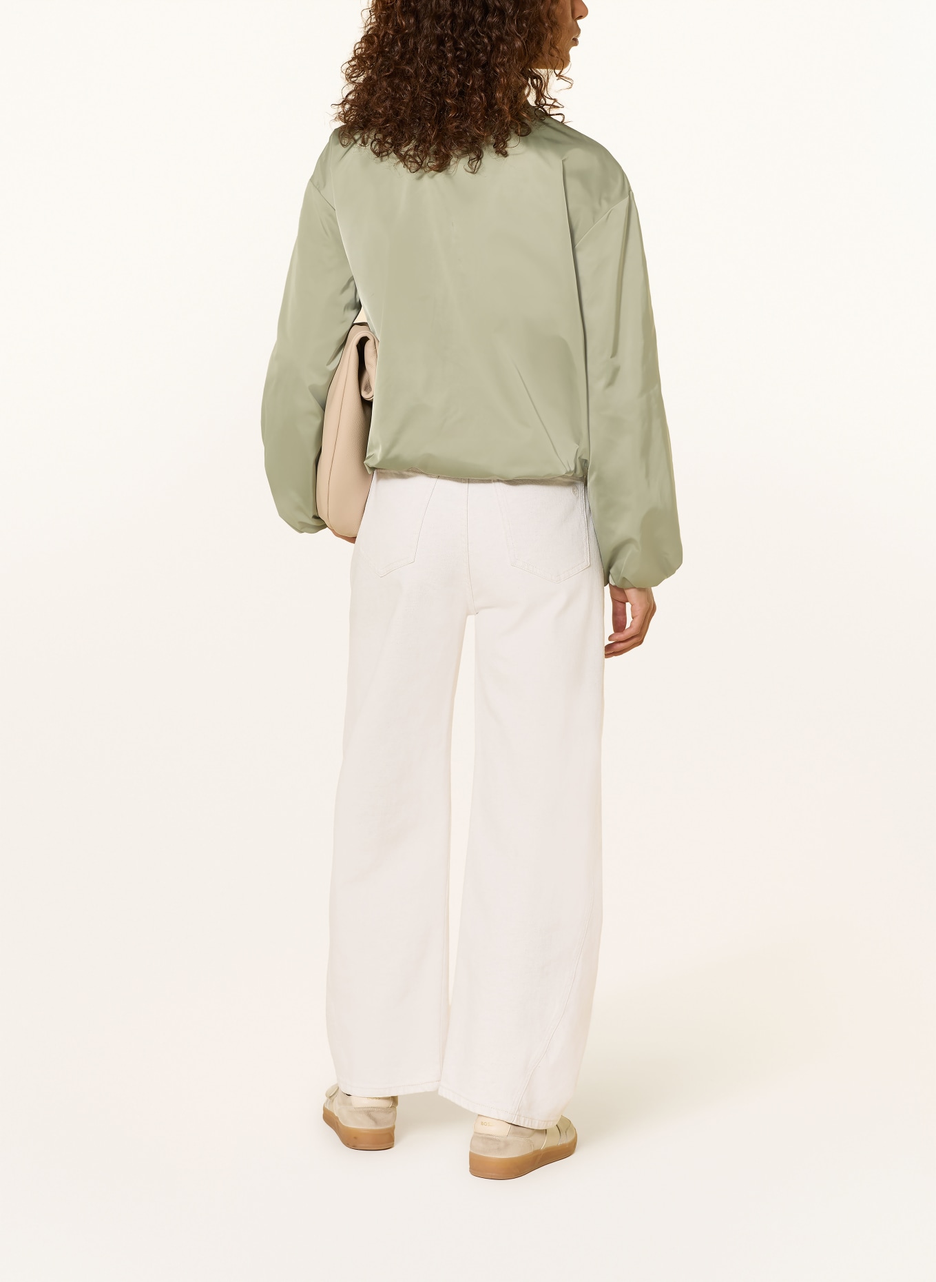 Marc O'Polo Satinblouson: HELLGRÜN