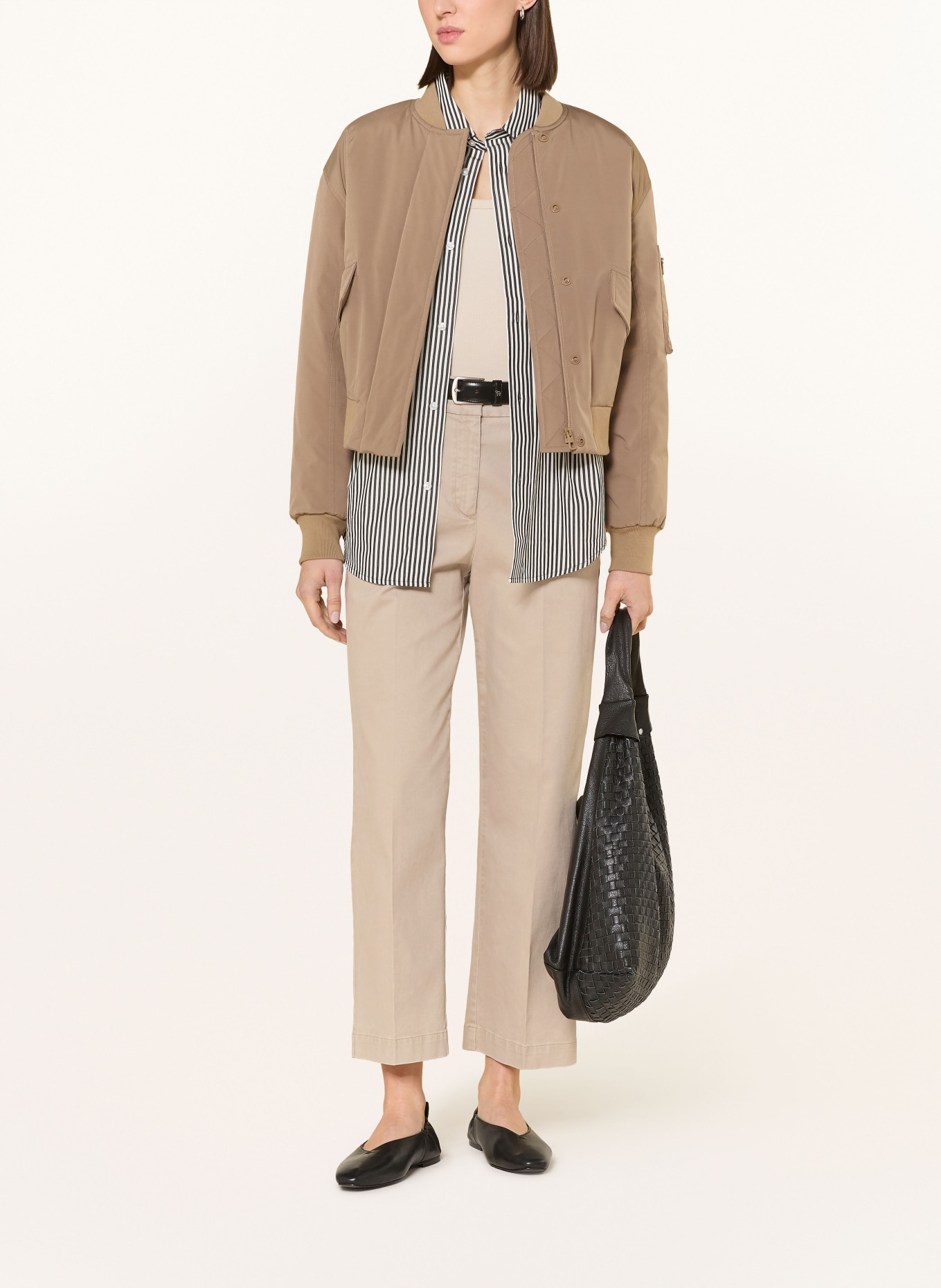 Marc O'Polo Marlenehose: BEIGE