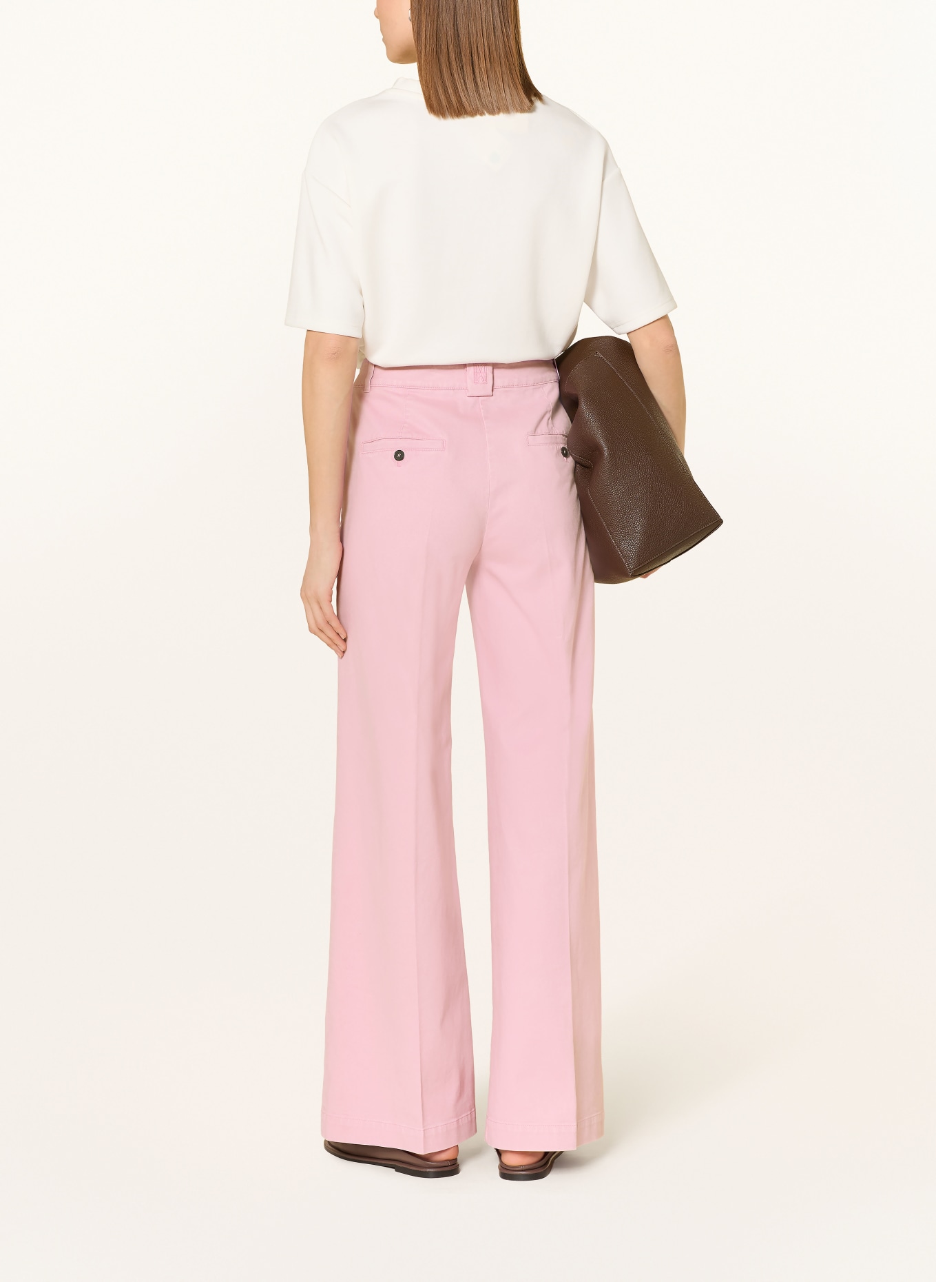 Marc O'Polo Marlene-broek MARGO WIDE: ROZE