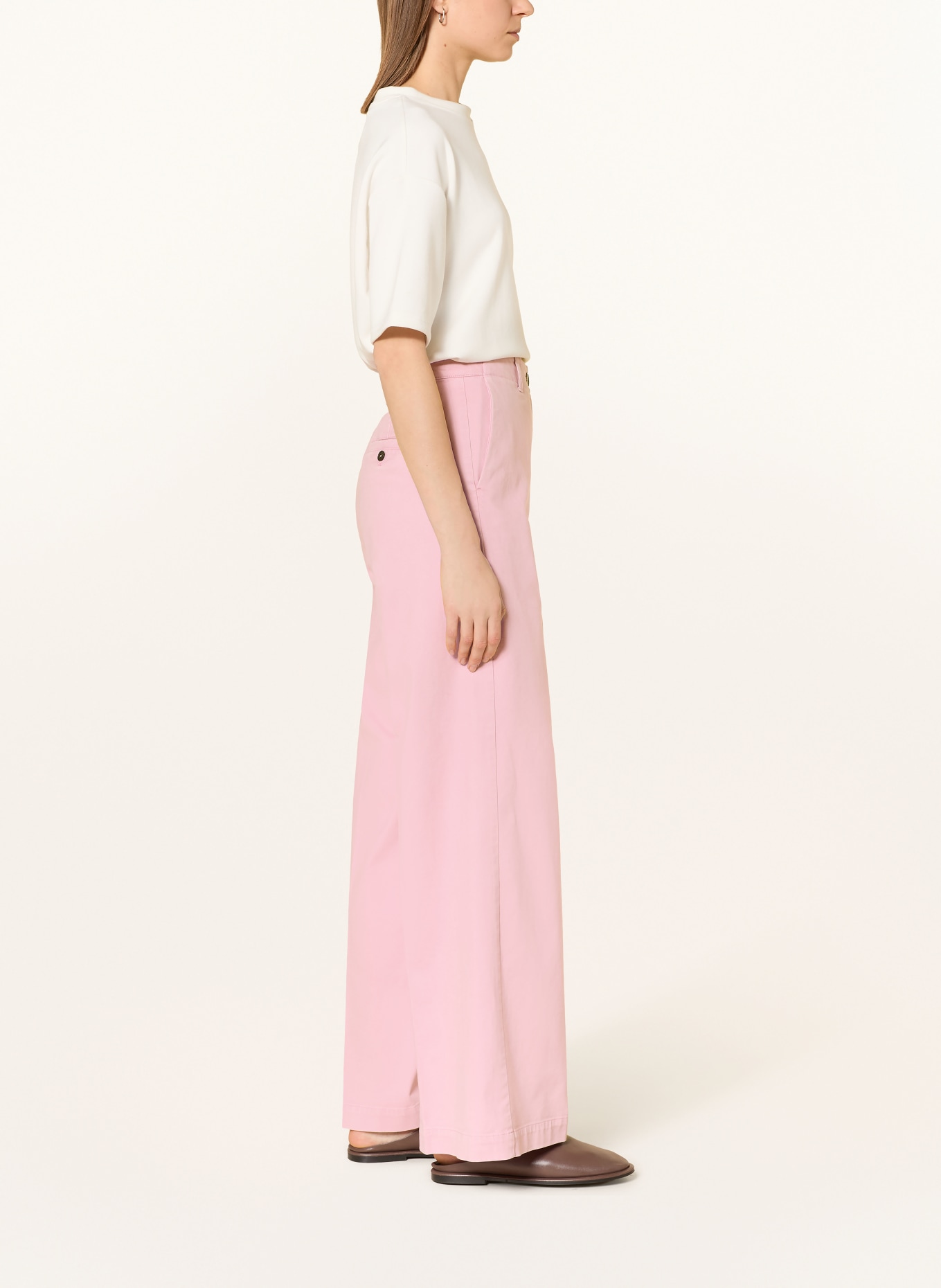 Marc O'Polo Marlene-broek MARGO WIDE: ROZE