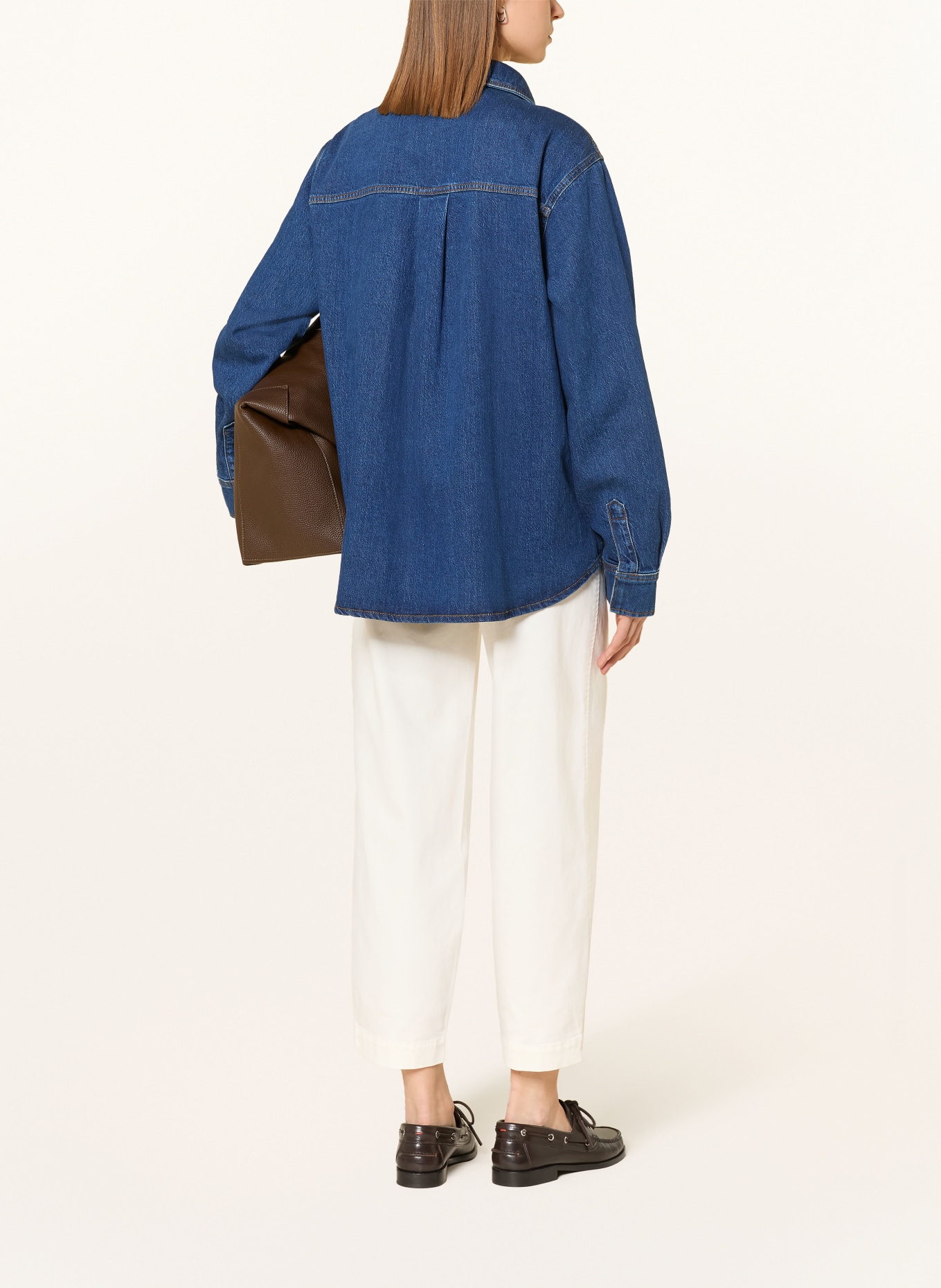 Marc O'Polo Hose MINU BARREL: WEISS