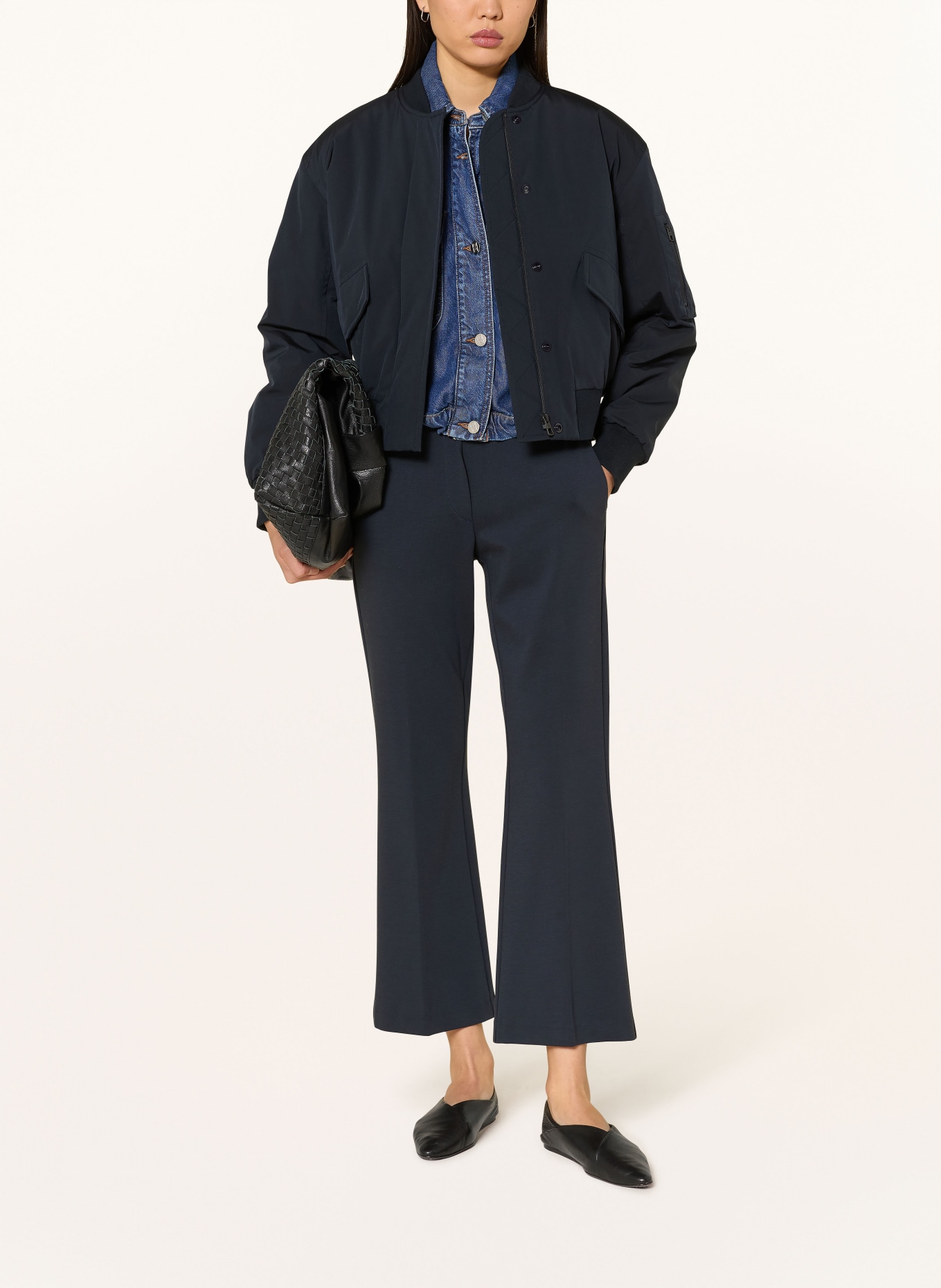 Marc O'Polo Bootcut-Hose MARTHE FLARED: 892 martime blue