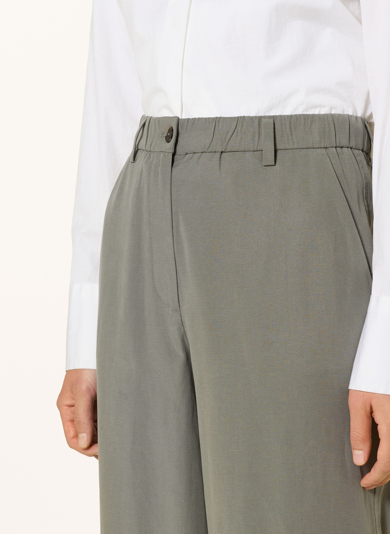 Marc O'Polo Kalhoty MINU BARREL: 466 ashy moss