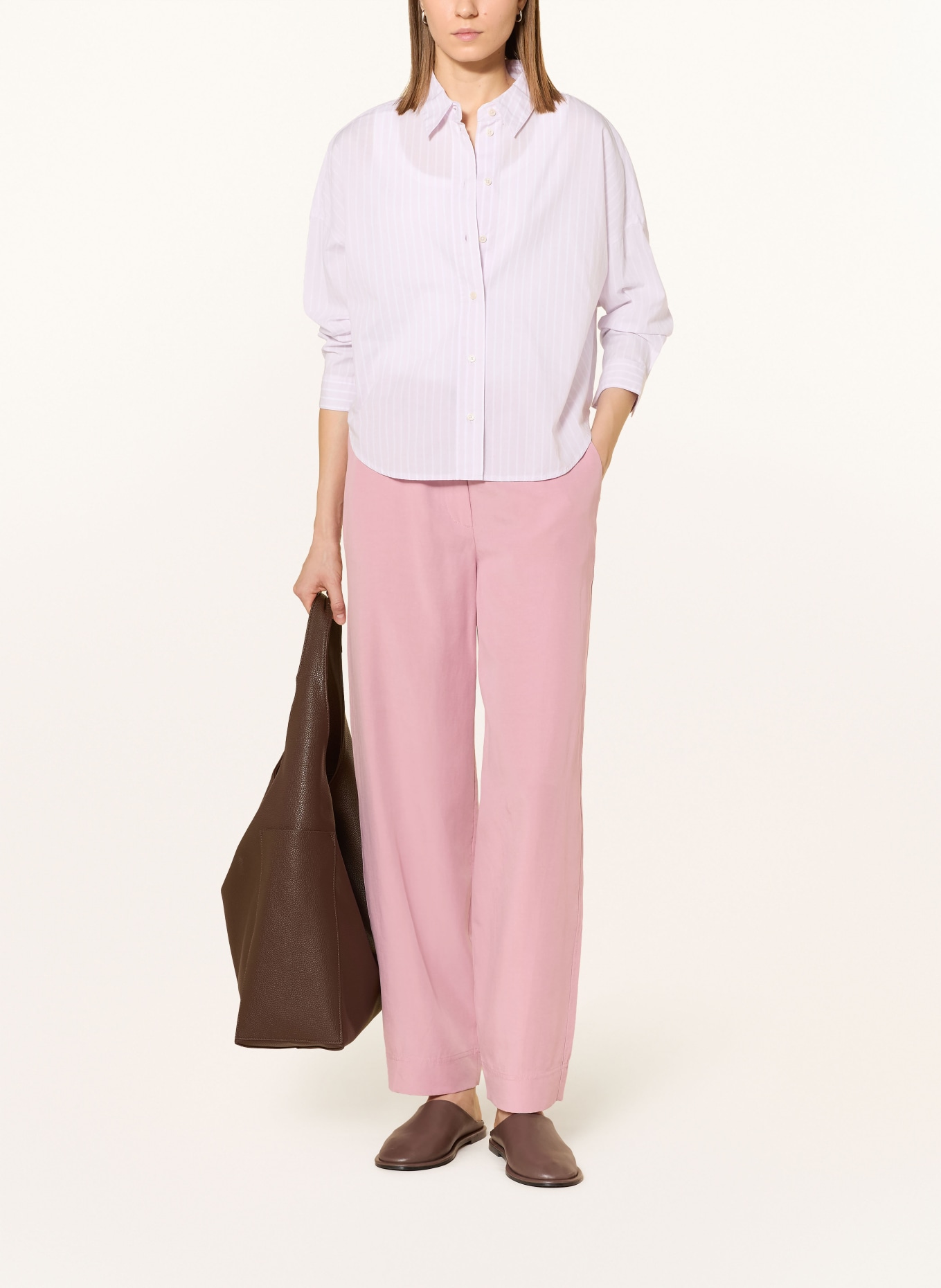 Marc O'Polo Kalhoty MINU BARREL: 613 soft rose