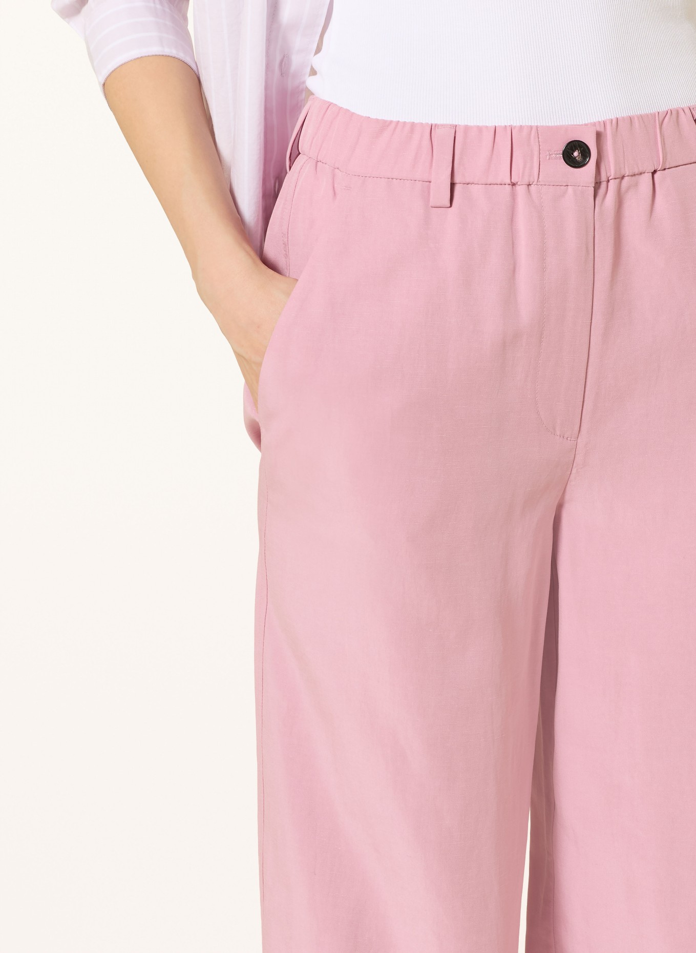 Marc O'Polo Kalhoty MINU BARREL: 613 soft rose