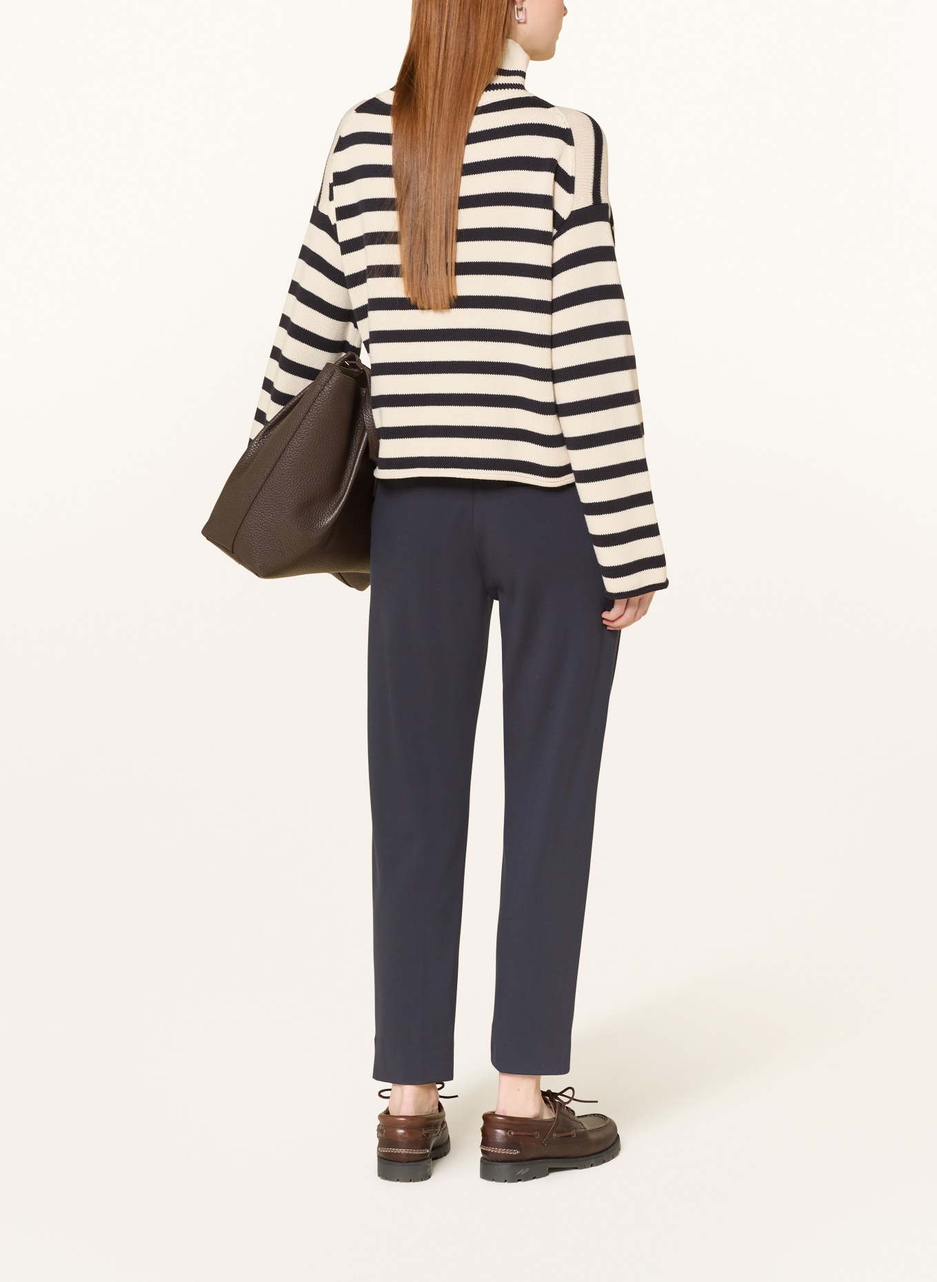 Marc O'Polo 7/8 kalhoty MALIN SLIM z jersey: 892 martime blue