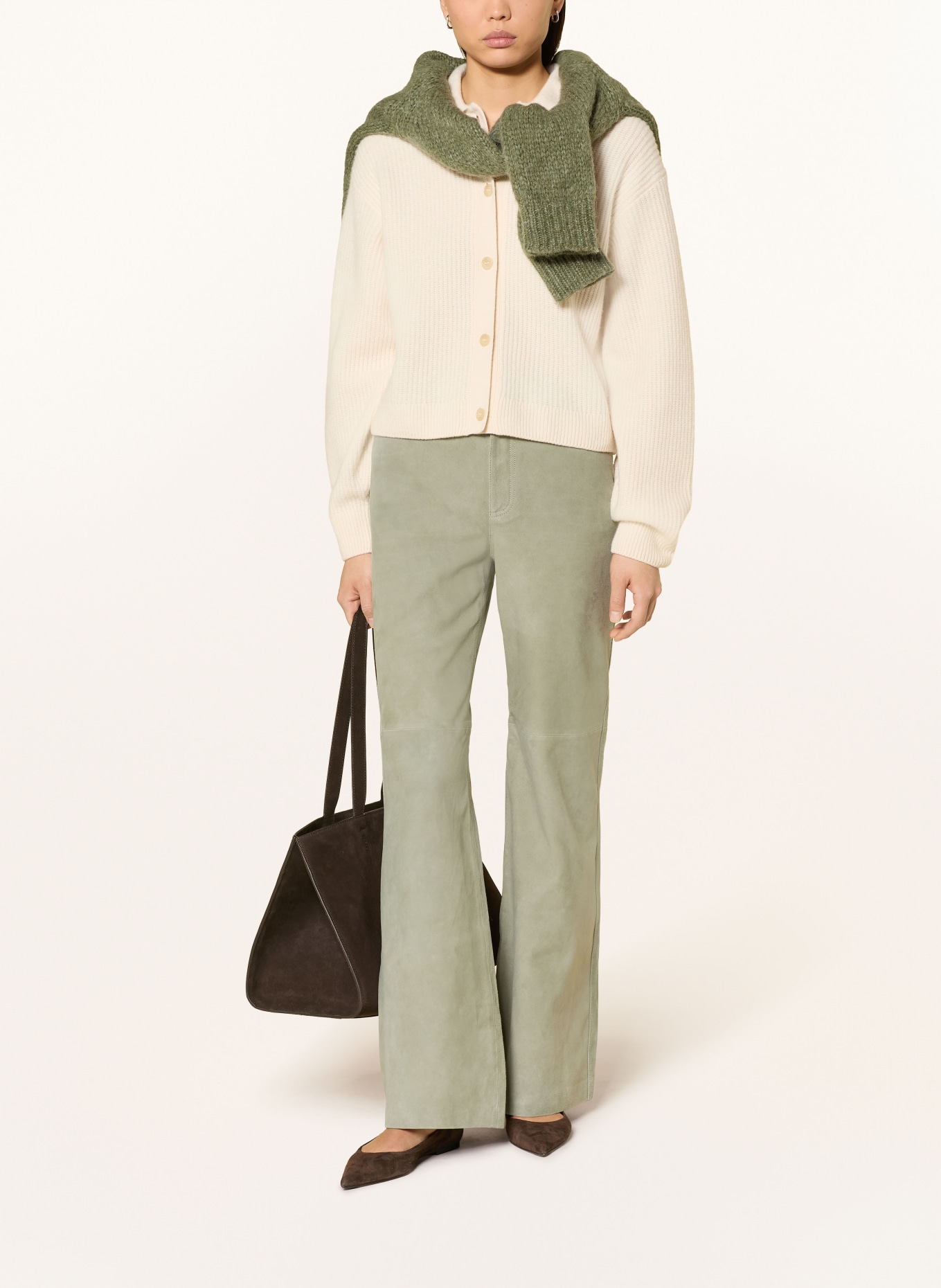 Marc O'Polo kalhoty Marlene: ZELENÁ