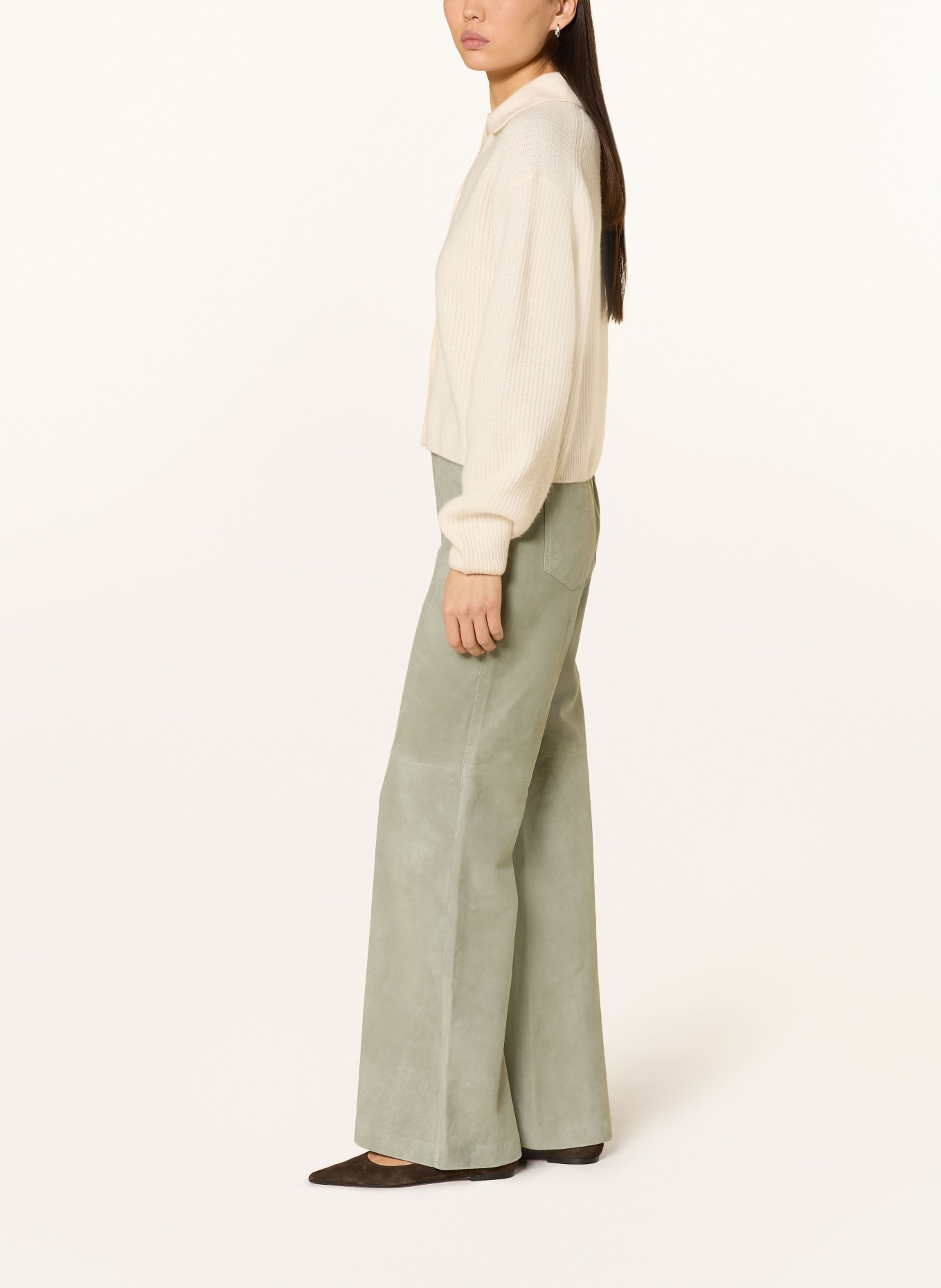 Marc O'Polo kalhoty Marlene: ZELENÁ