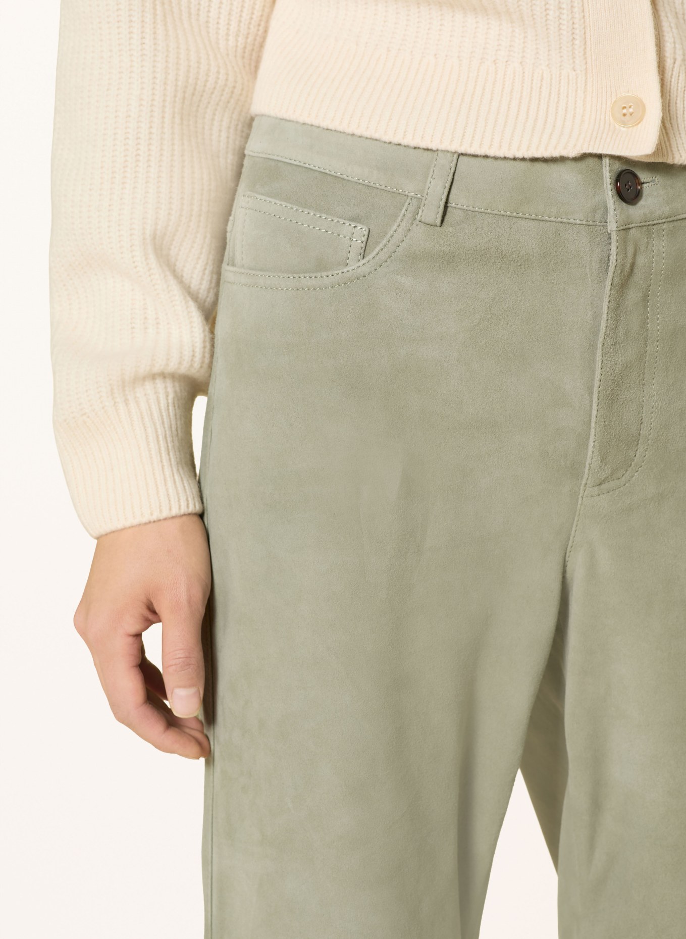 Marc O'Polo kalhoty Marlene: ZELENÁ