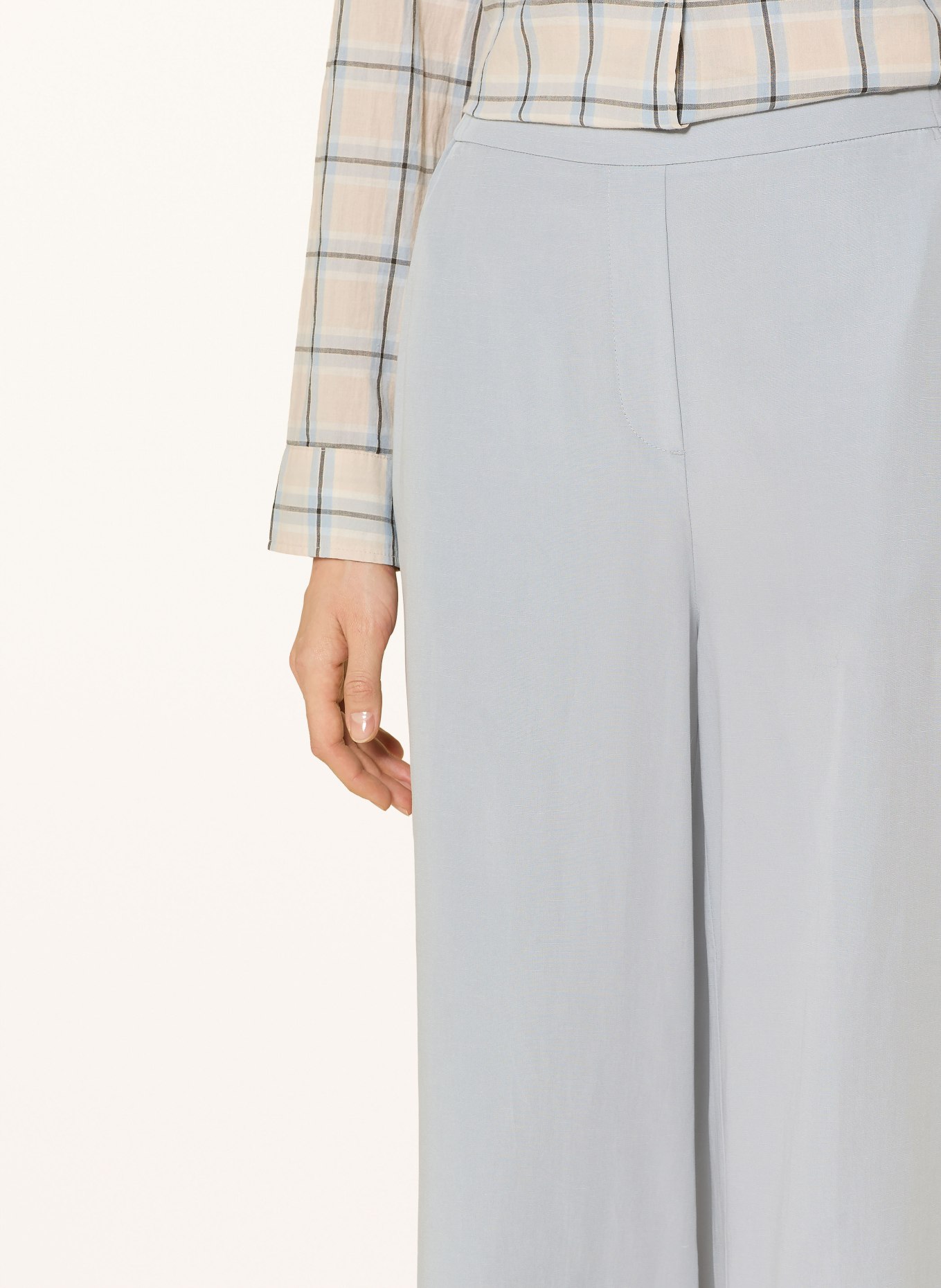 Marc O'Polo Culotte MARGO WIDE: GRIJS