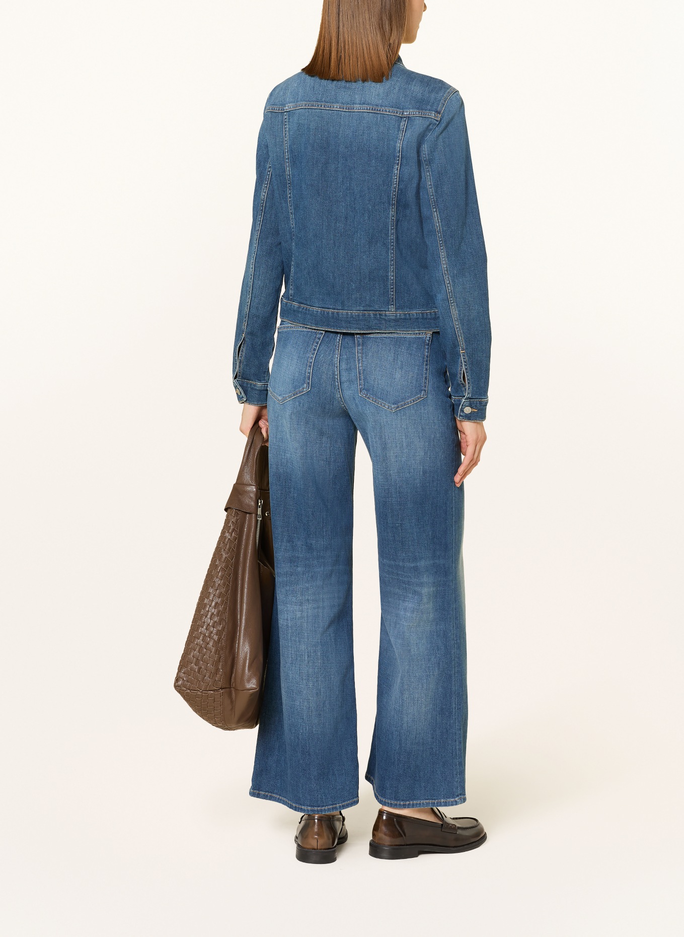 Marc O'Polo Džíny s širokými nohavicemi LANIA: 008 Cashmere dark blue wash