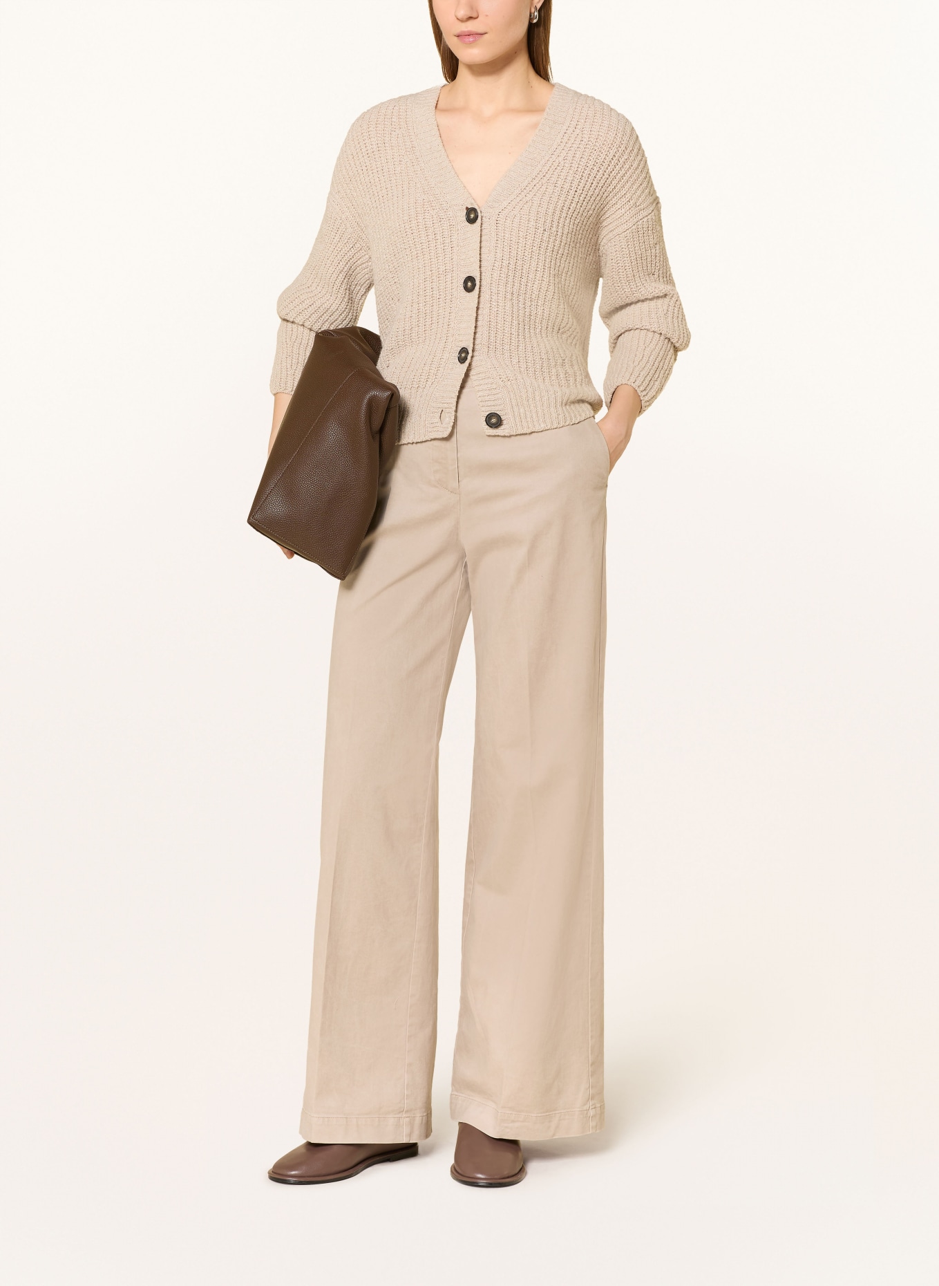 Marc O'Polo marlene pants: LIGHT BROWN