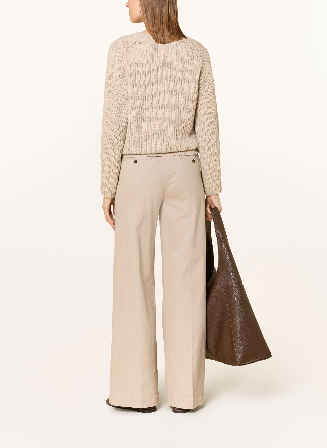 Marc O'Polo marlene pants: LIGHT BROWN