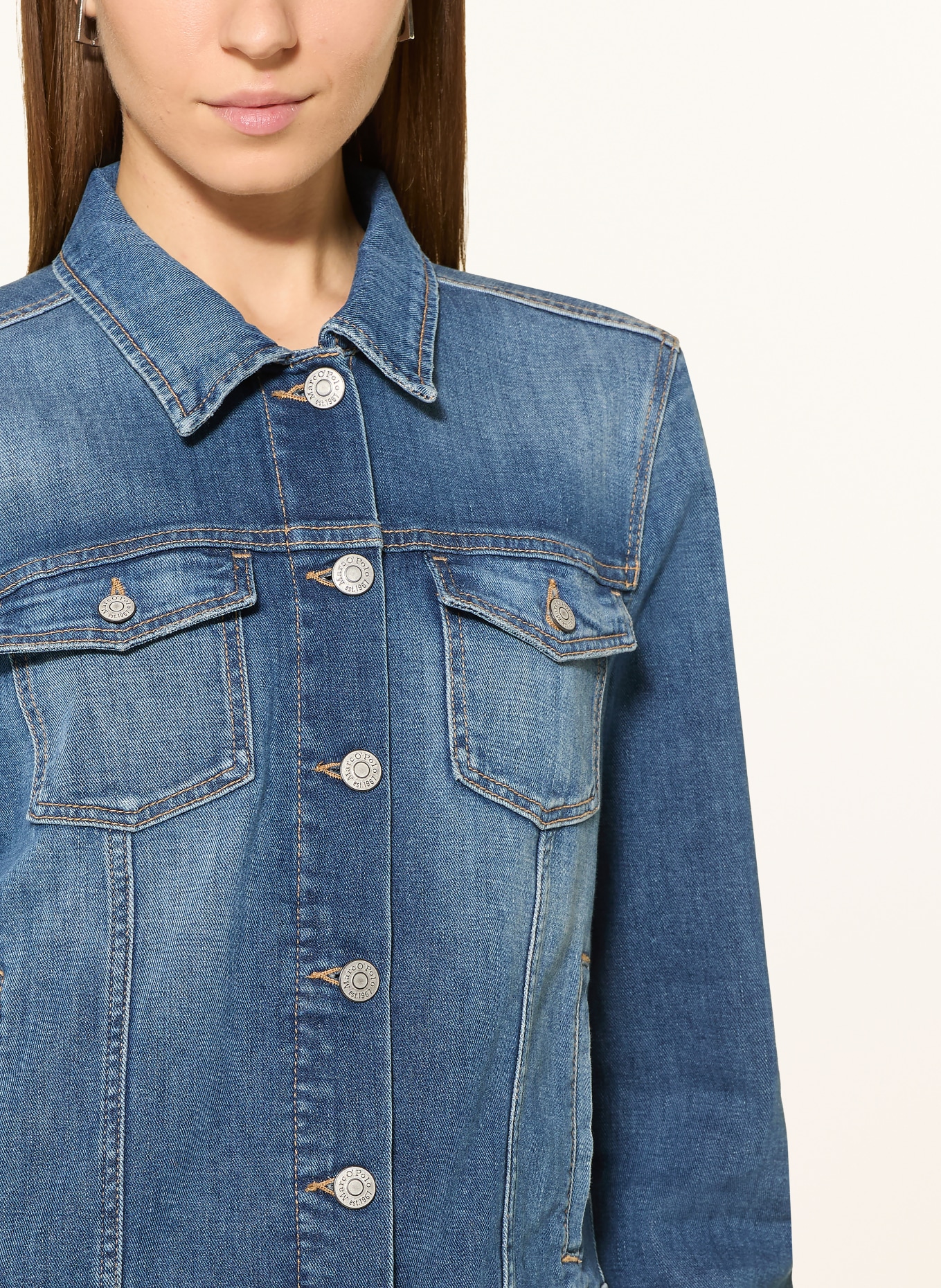 Marc O'Polo Jeansjacke: 008 Cashmere dark blue wash