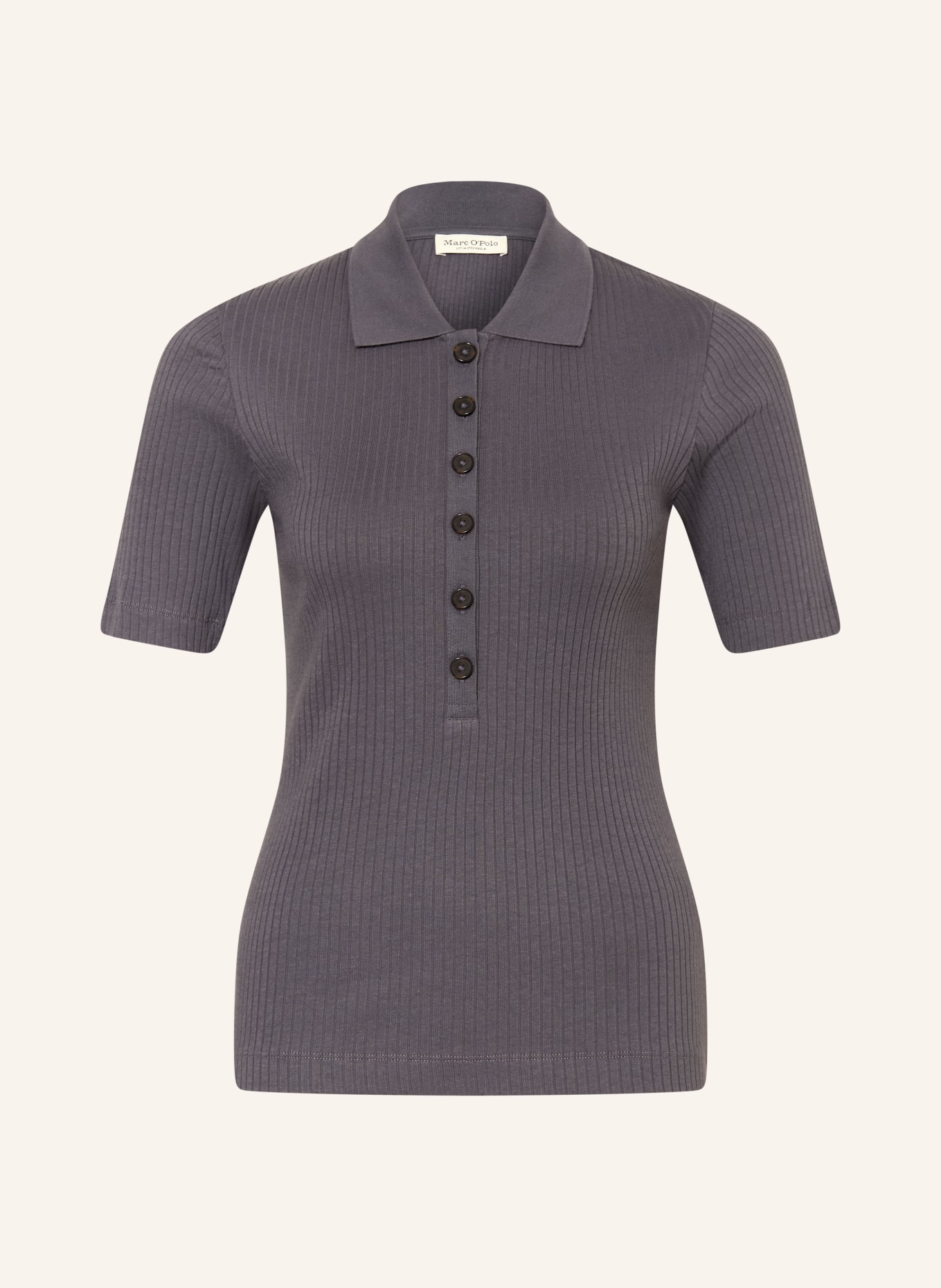Marc O'Polo Jerseyové polo tričko: TMAVĚ ŠEDÁ