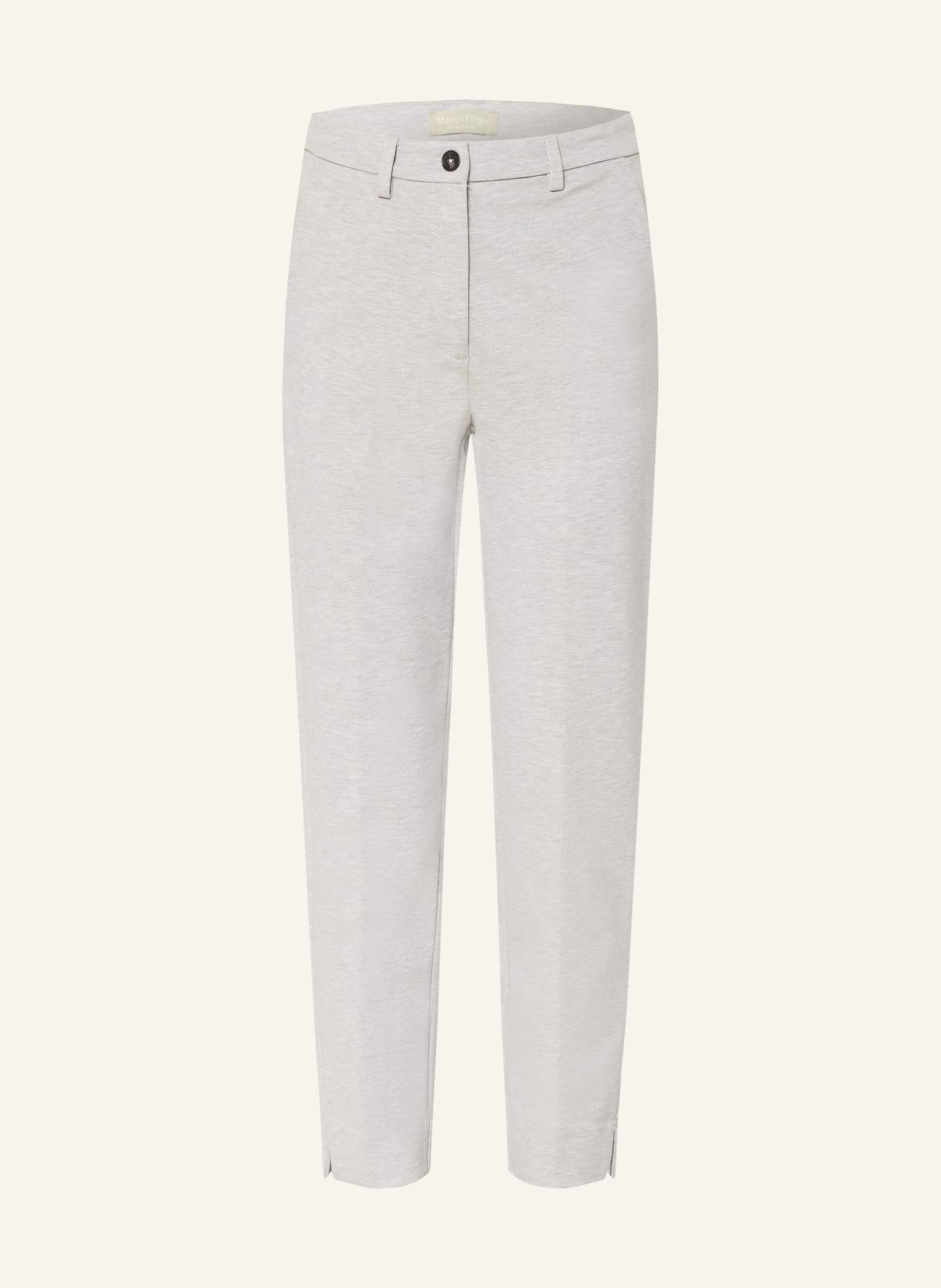 Marc O'Polo MALIN SLIM 7/8 jersey pants: 914 gravel grey melange