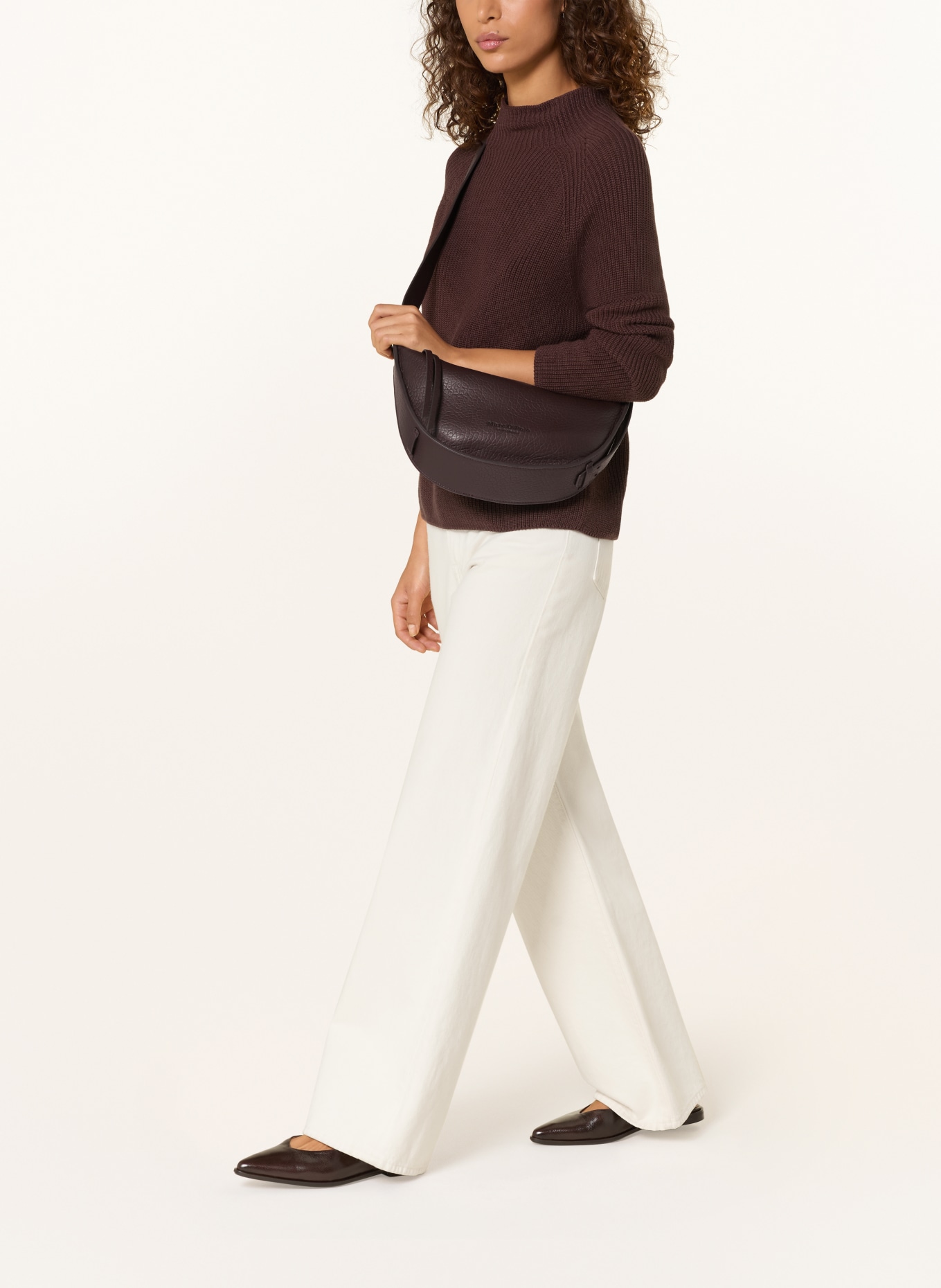 Marc O'Polo handtas: MARRON FONCÉ