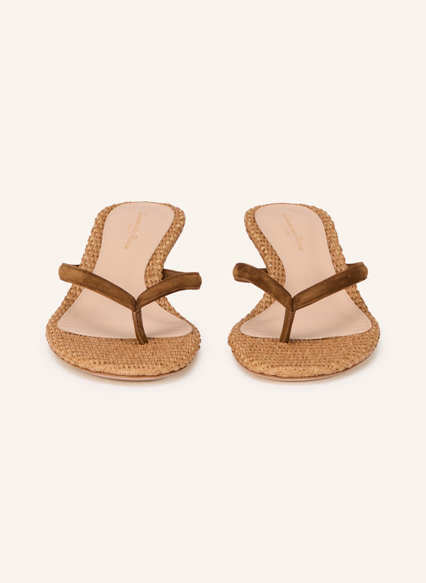 Gianvito Rossi Rozdělovač prstů CALYPSO: HNĚDÁ / KOŇAKOVÁ