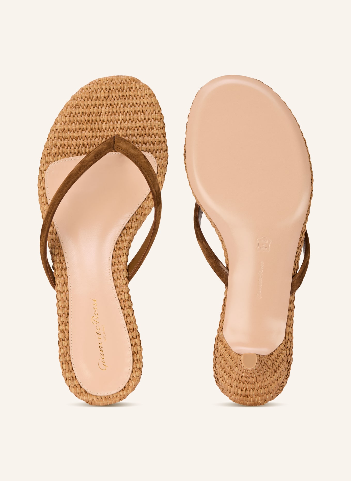 Gianvito Rossi Rozdělovač prstů CALYPSO: HNĚDÁ / KOŇAKOVÁ