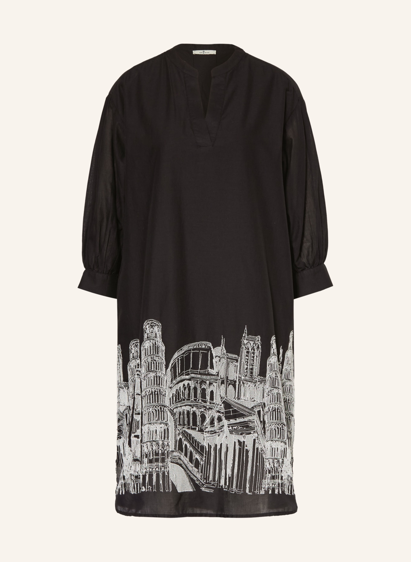 ANGOOR Šaty BROOKE: ČERNÁ / BÍLÁ