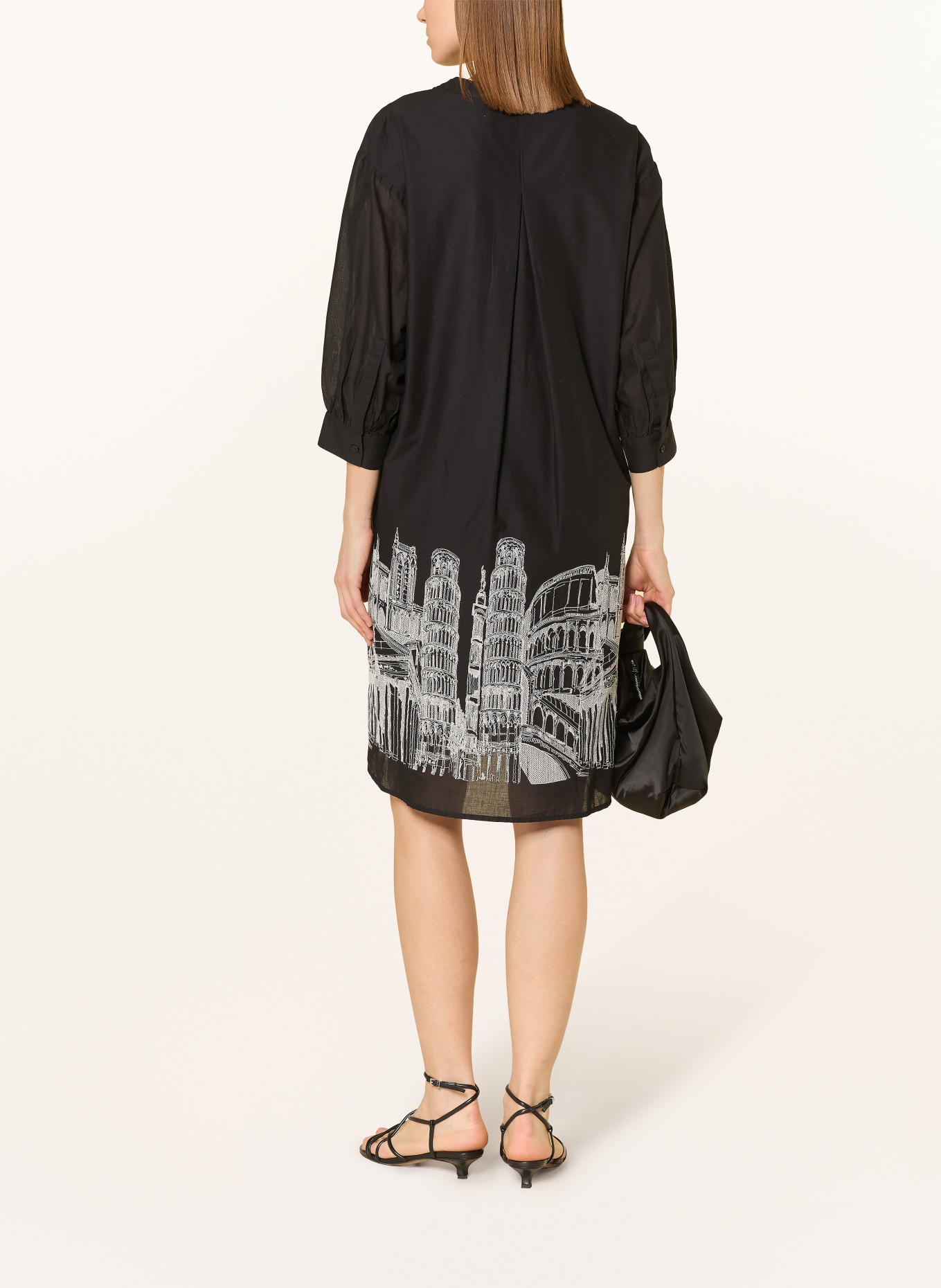 ANGOOR Šaty BROOKE: ČERNÁ / BÍLÁ