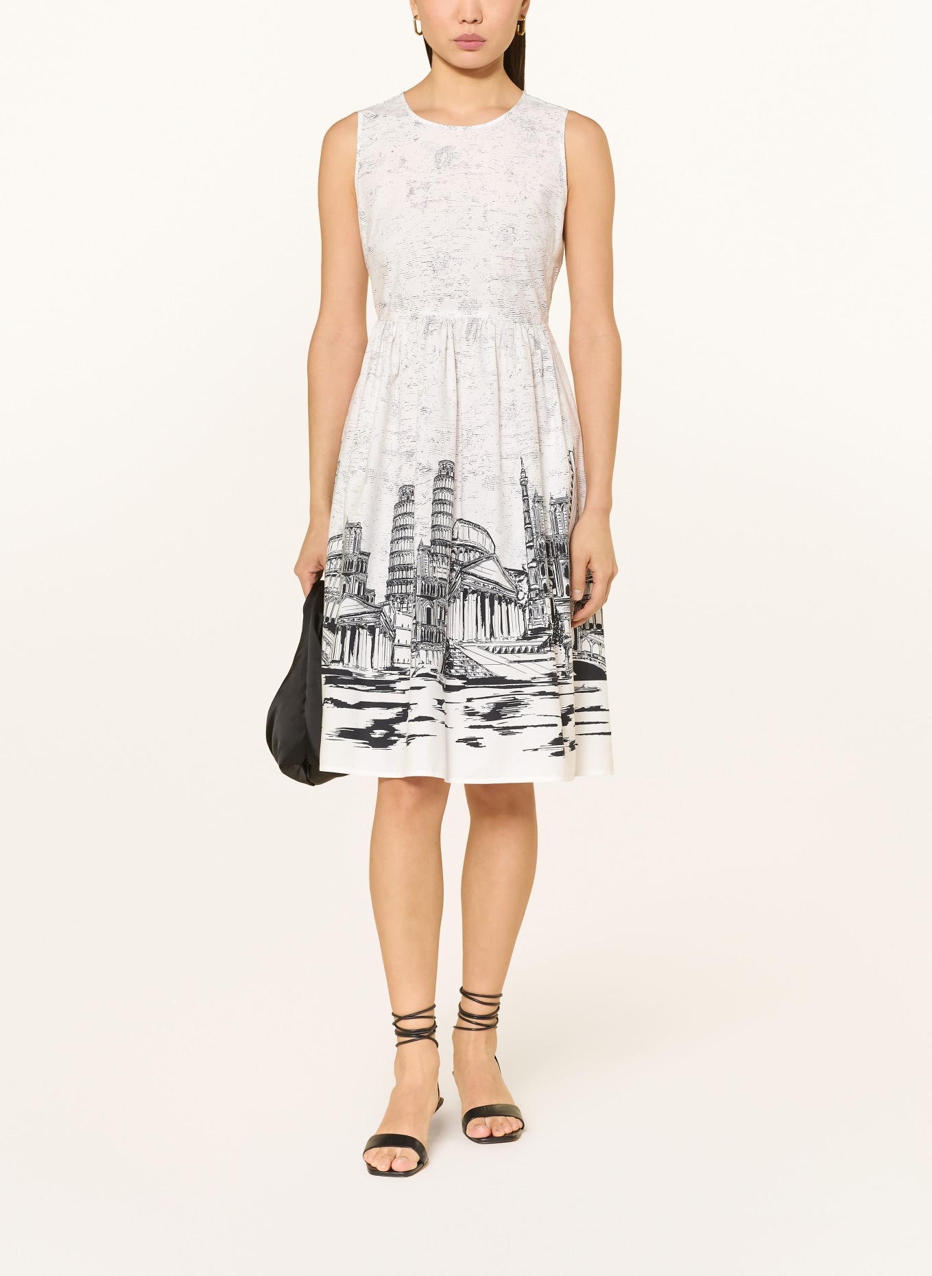 ANGOOR Kleid BRIGITTE: ECRU / SCHWARZ