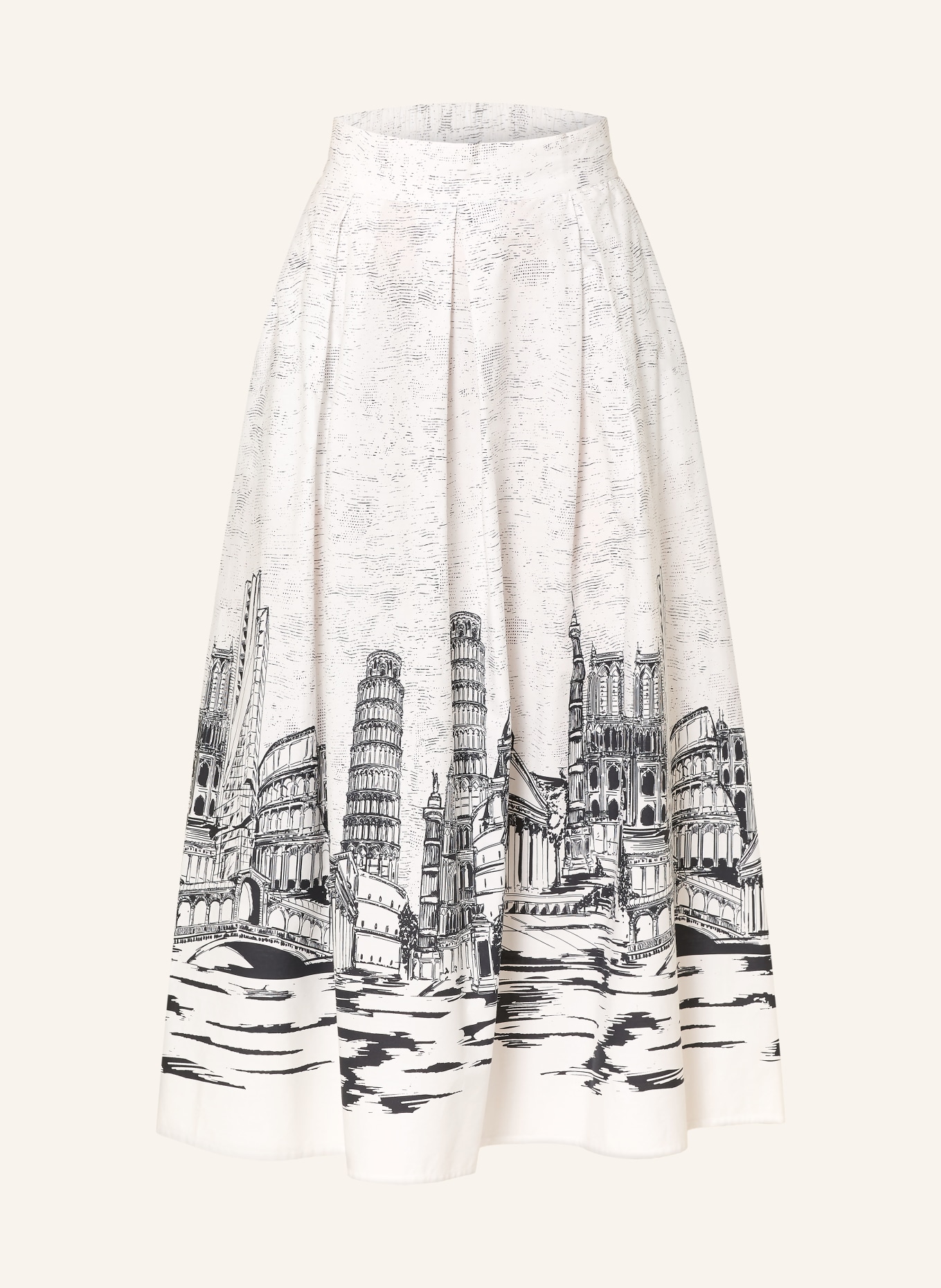 ANGOOR Sukně BIANCA: BÍLÁ / ČERNÁ