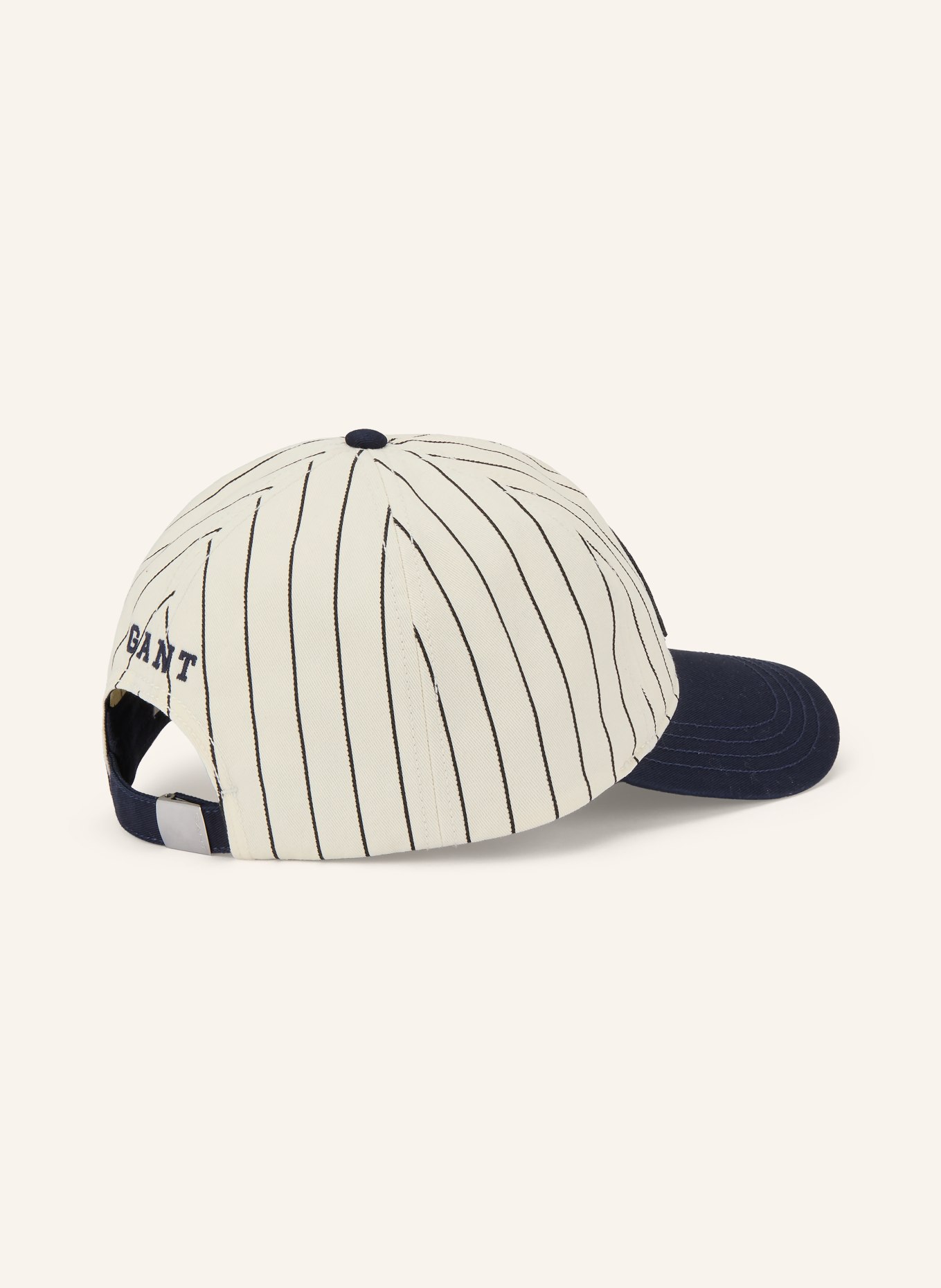 GANT cap: CREAM / DARK BLUE